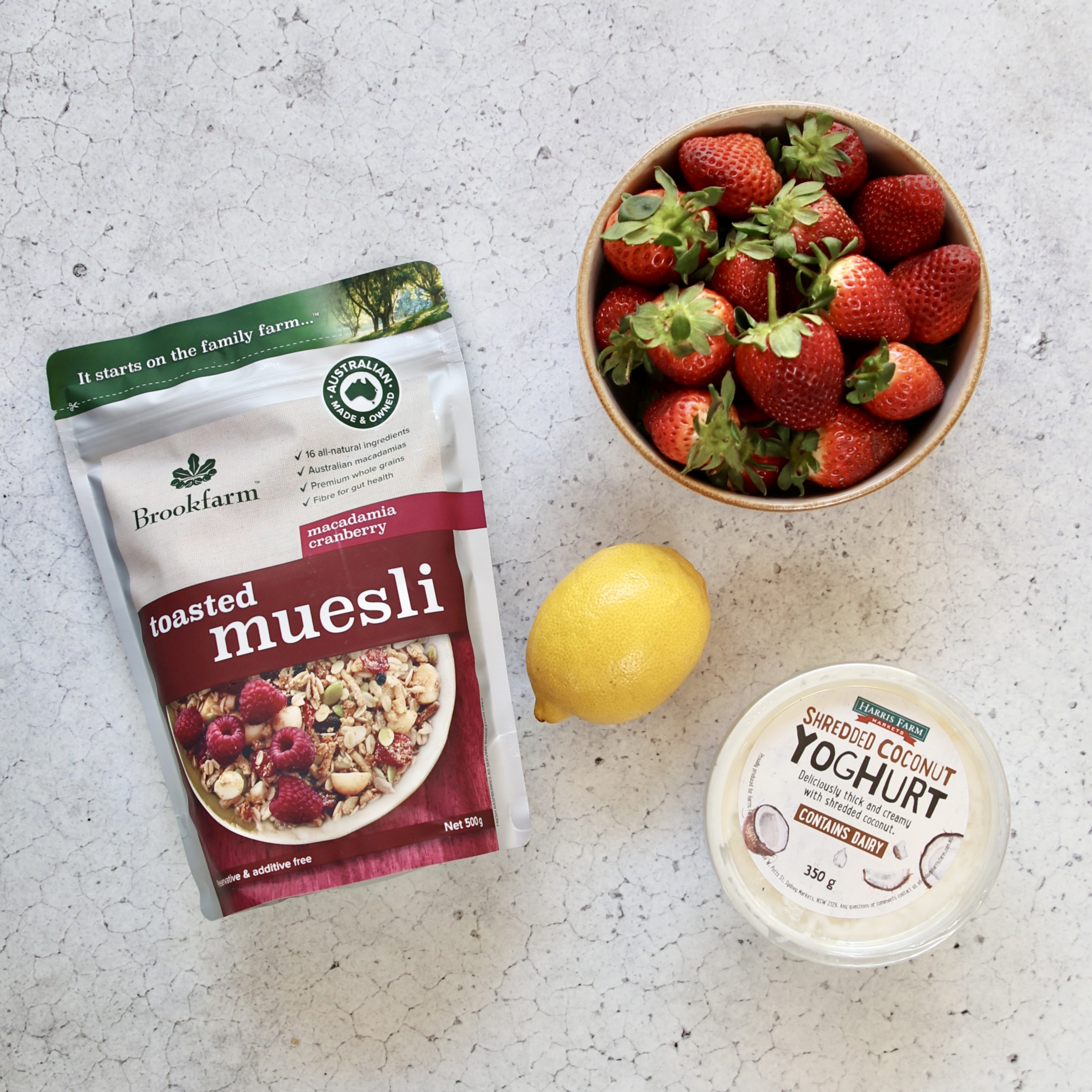 Brookfarm Strawberry Compote & Coconut Yoghurt Breakfast Bowl