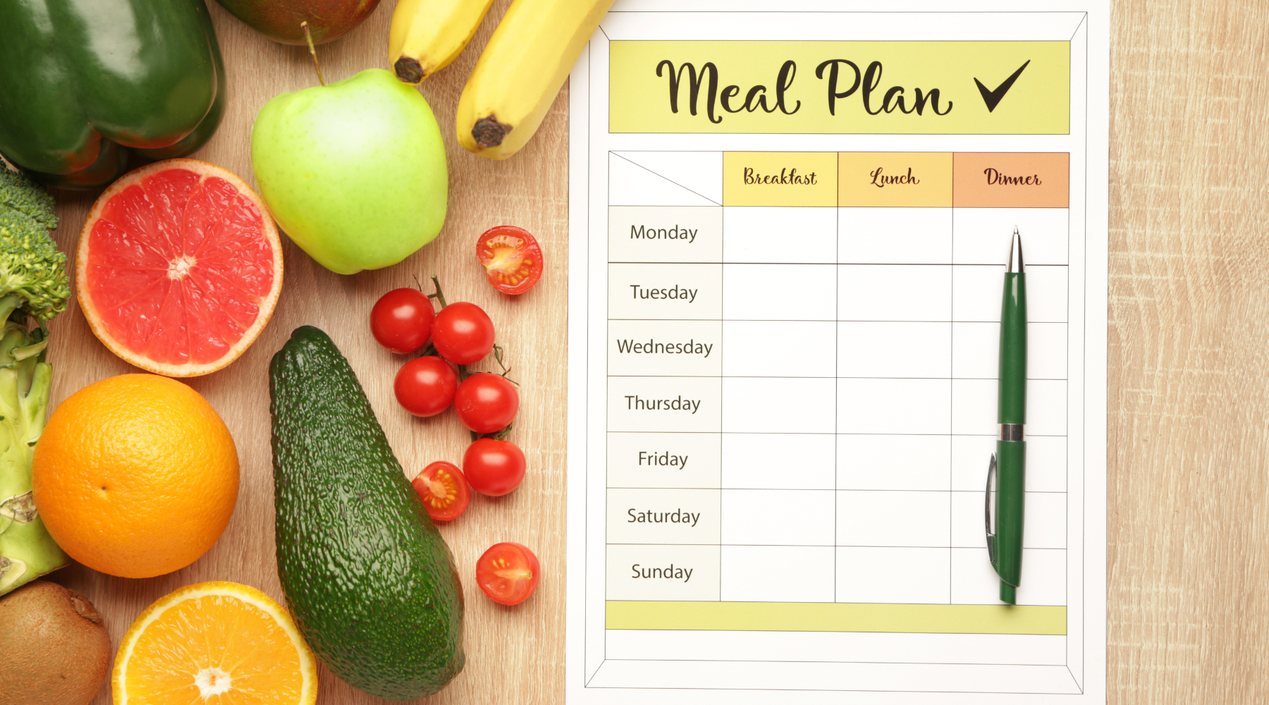 THE BENEFITS OF MEAL PLANNING AND HOW TO GET STARTED