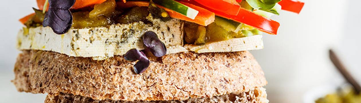 Vegan Tofu Sandwich | JustIngredients