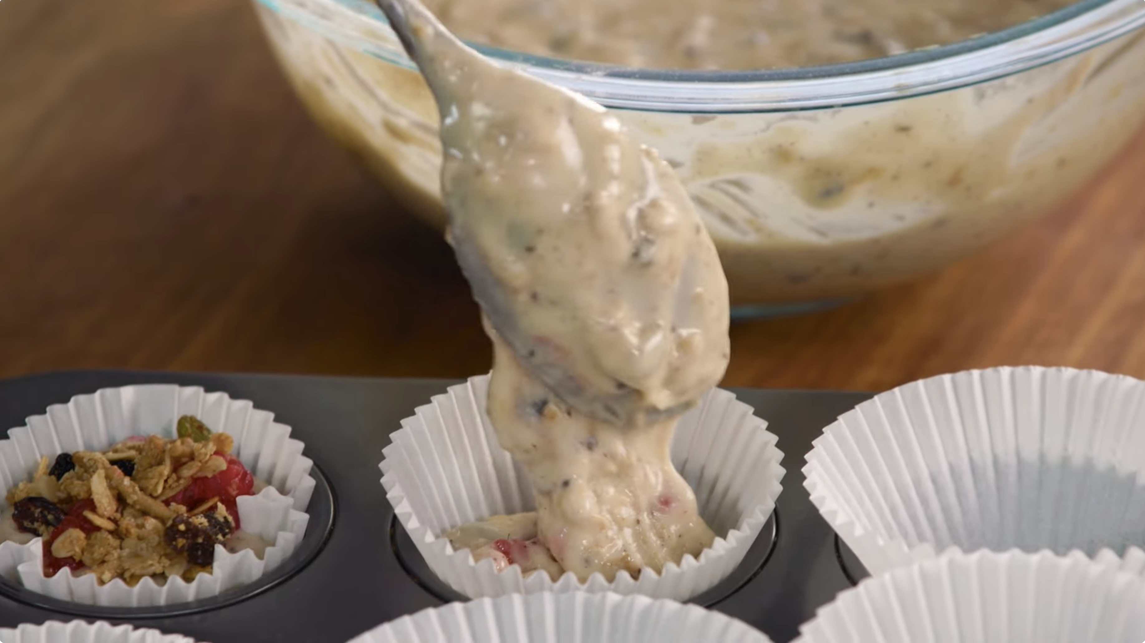 Brookfarm Muesli & Raspberry Muffins