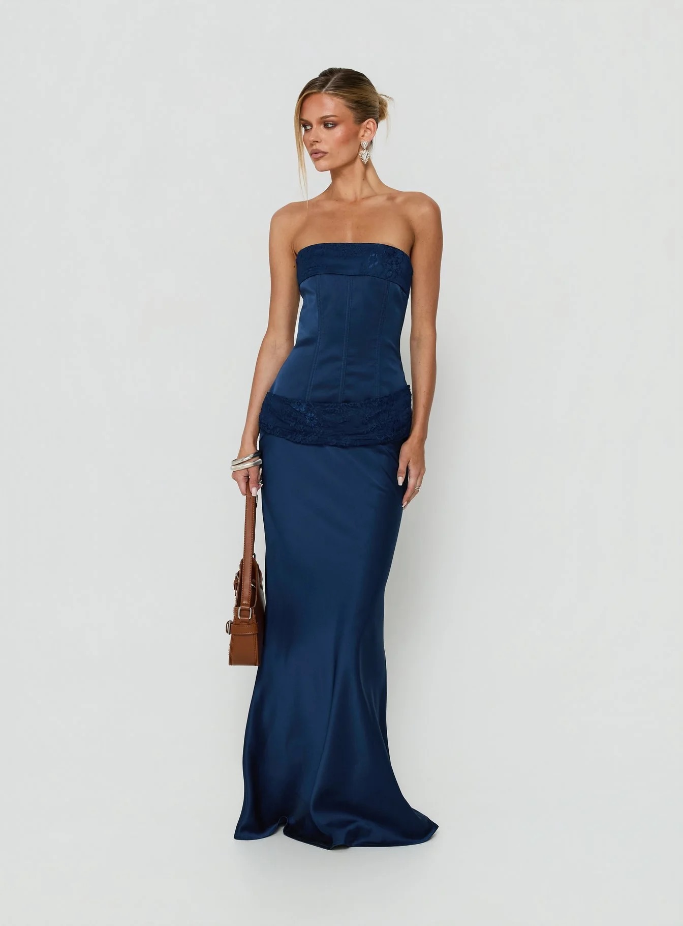 Black-Tie & Formal Fall Wedding Guest Dresses - Princess Polly Navy Maxi Dress