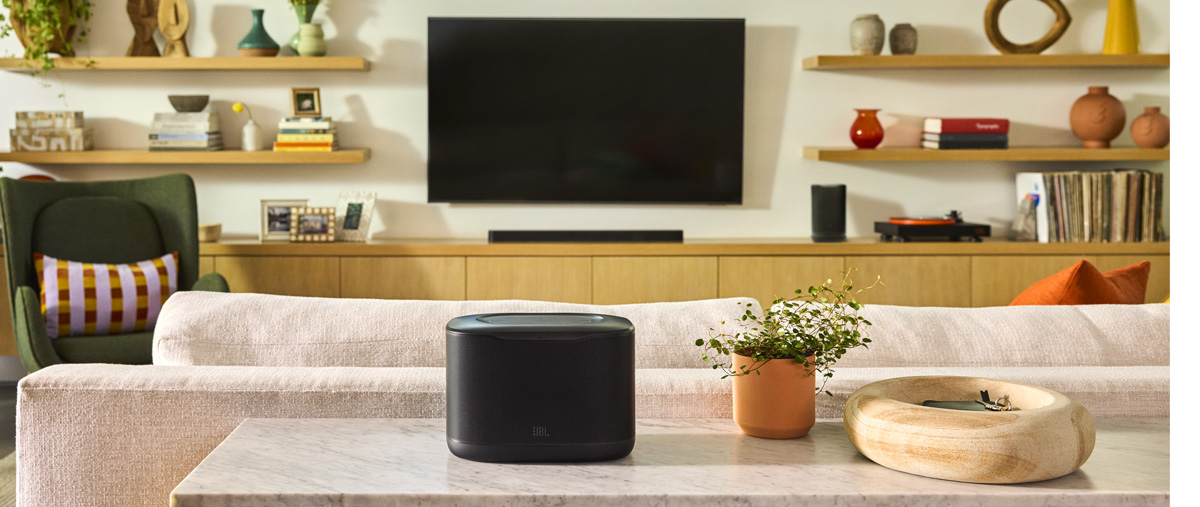 JBL Cove X1 in a living room