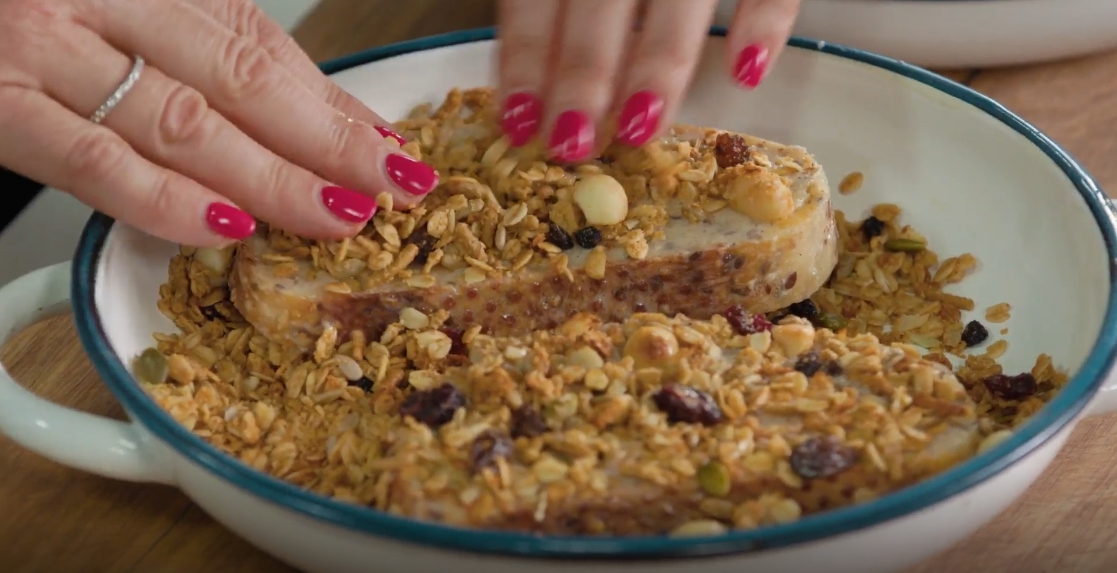 Brookfarm Muesli-Crusted French Toast with Yoghurt