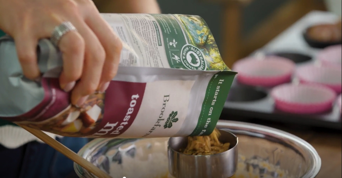 Brookfarm Raspberry Choc Chunk Muesli Muffins