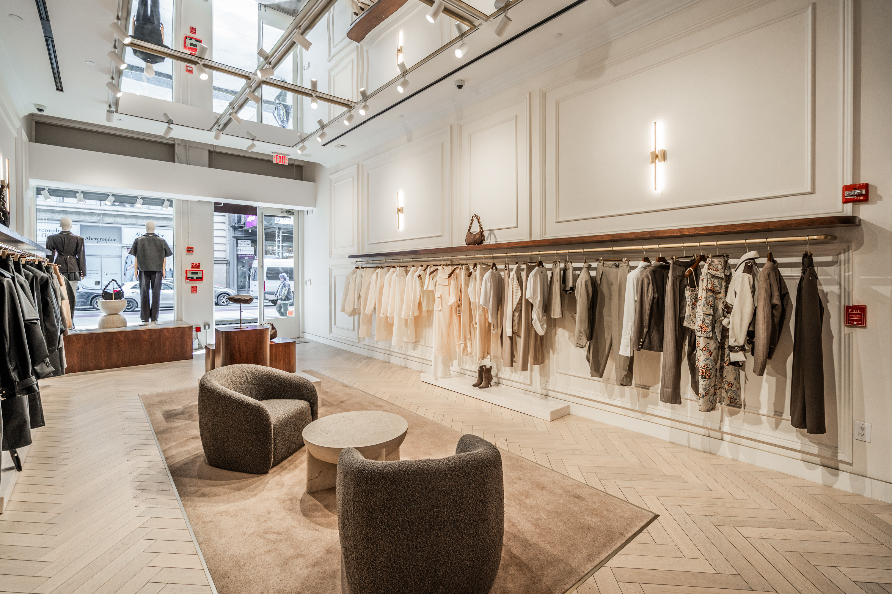 PID Floors custom wood flooring installation enhancing Maniere de Voir shopping experience