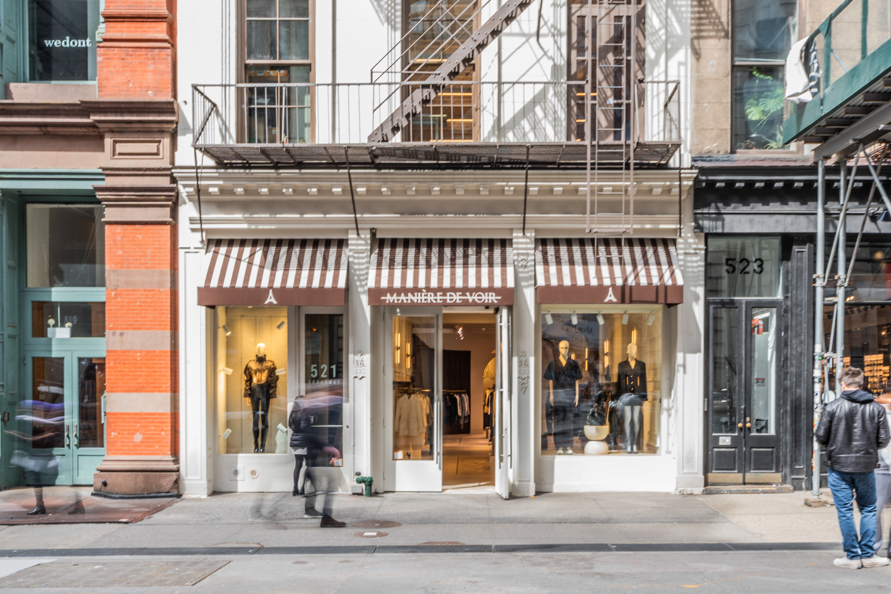 High-end retail flooring by PID Floors complementing Maniere de Voir boutique interior design