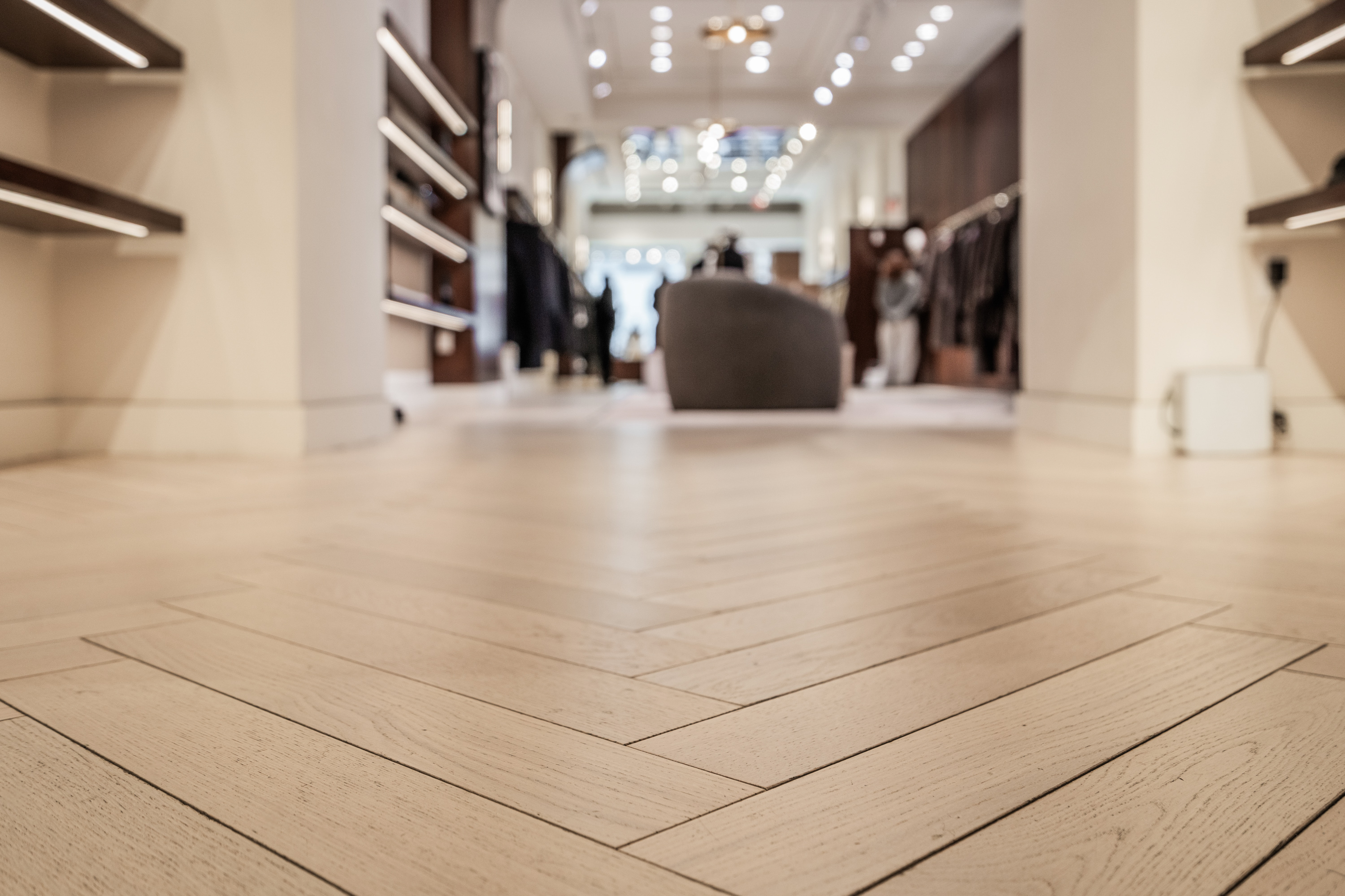 Premium commercial wood flooring by PID Floors at Maniere de Voir New York City