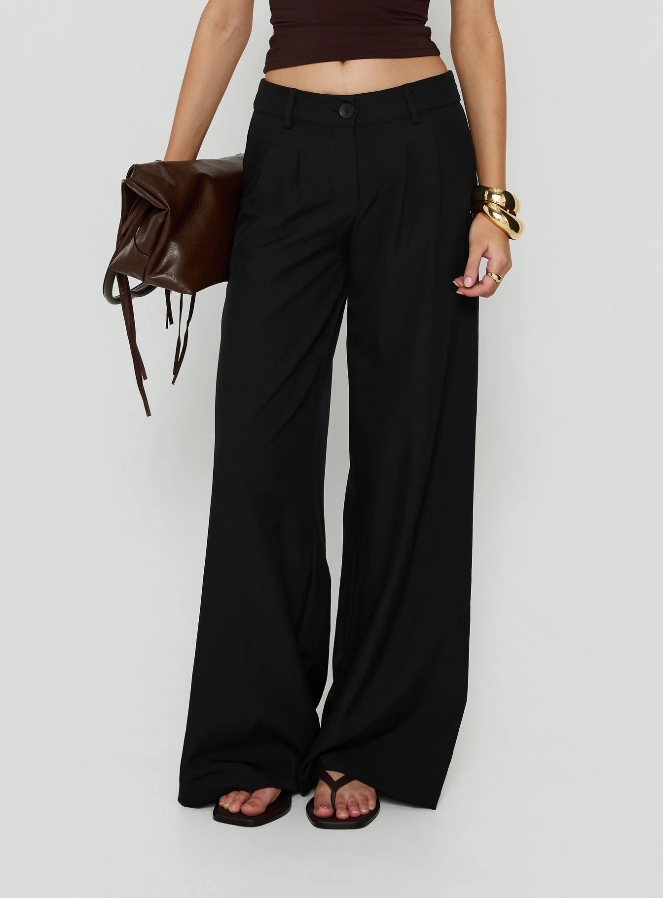 Corporate & Professional Interview Outfits - Princess Polly Black Pants
