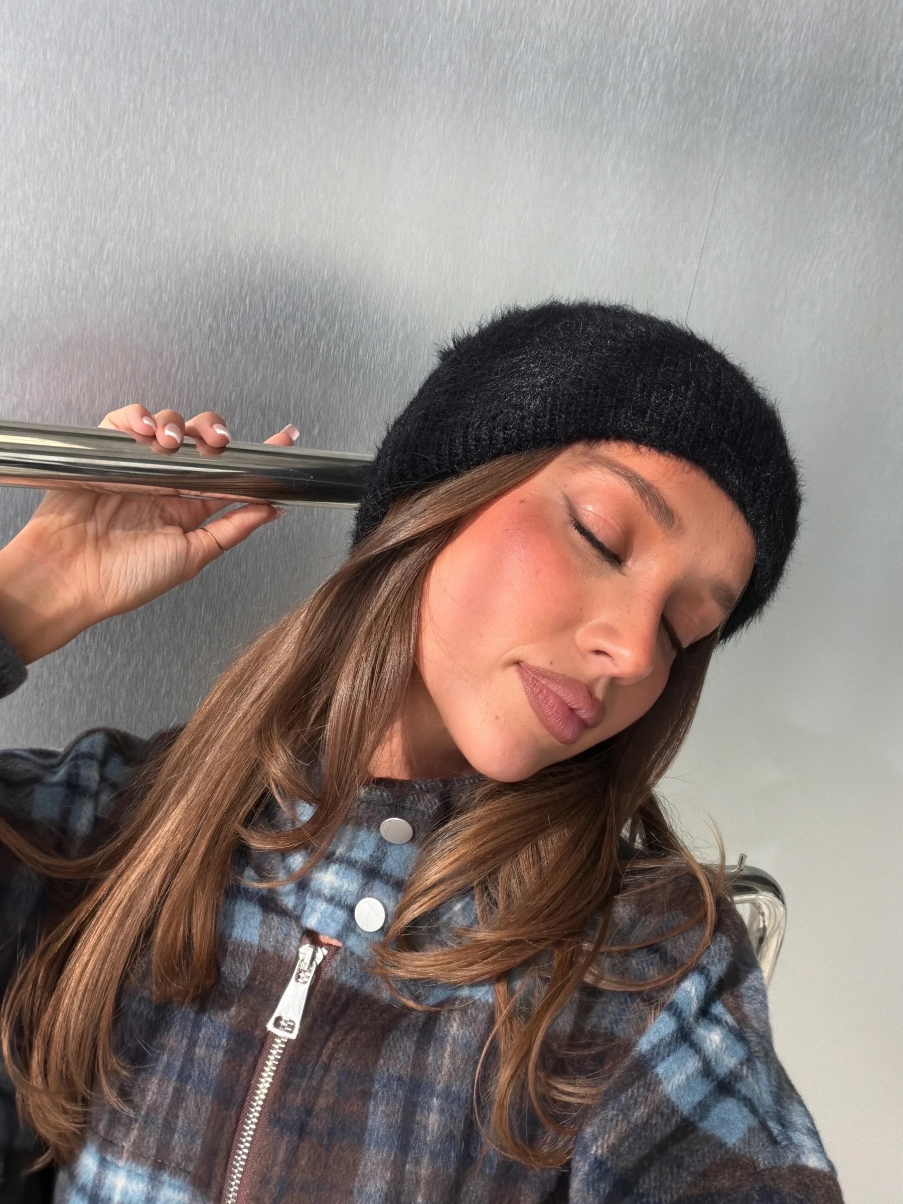 Accessories for Thanksgiving - Princess Polly Caevia Fluffy Beanie Black