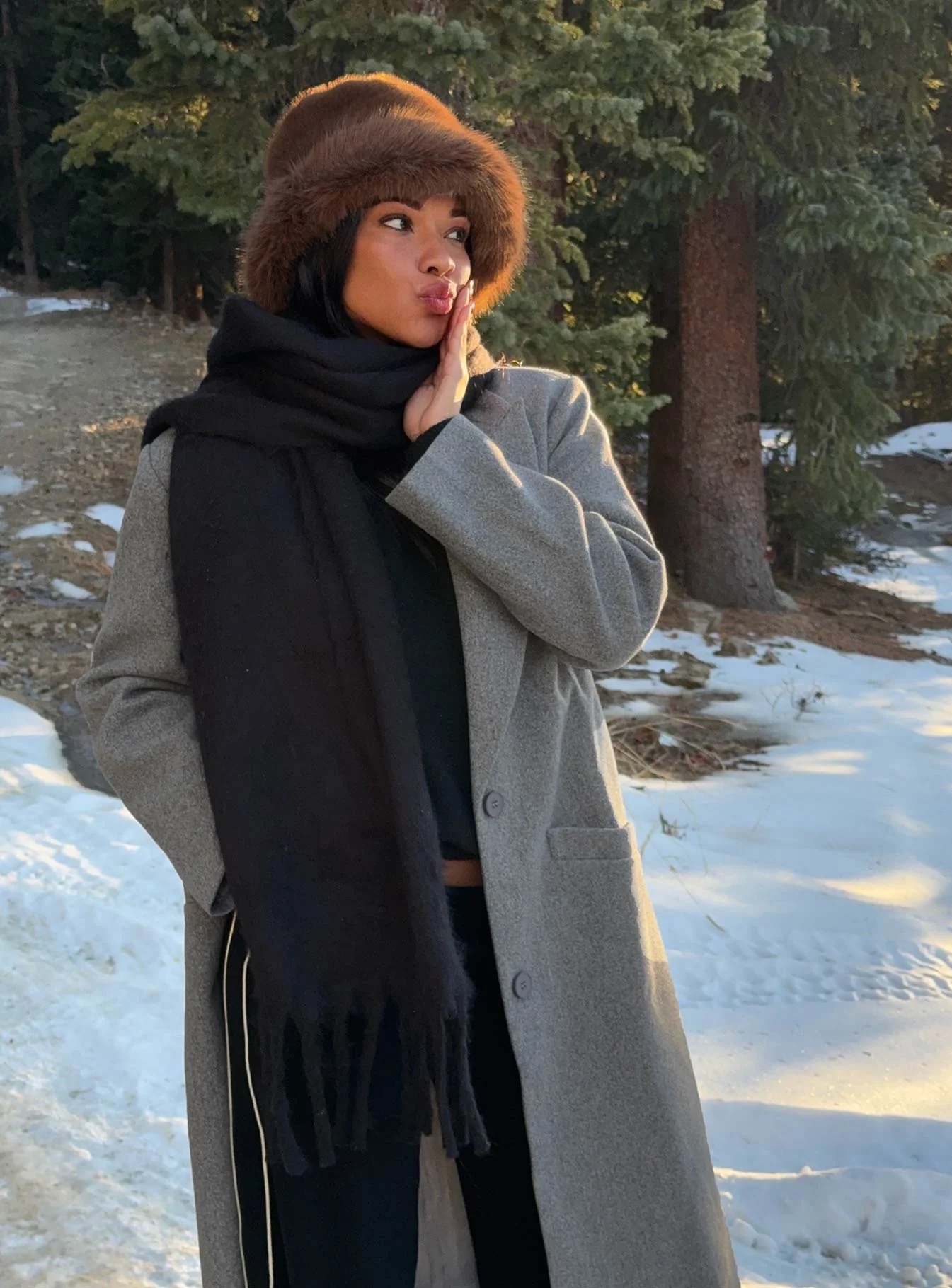 Accessories for Thanksgiving - Princess Polly July Scarf Black