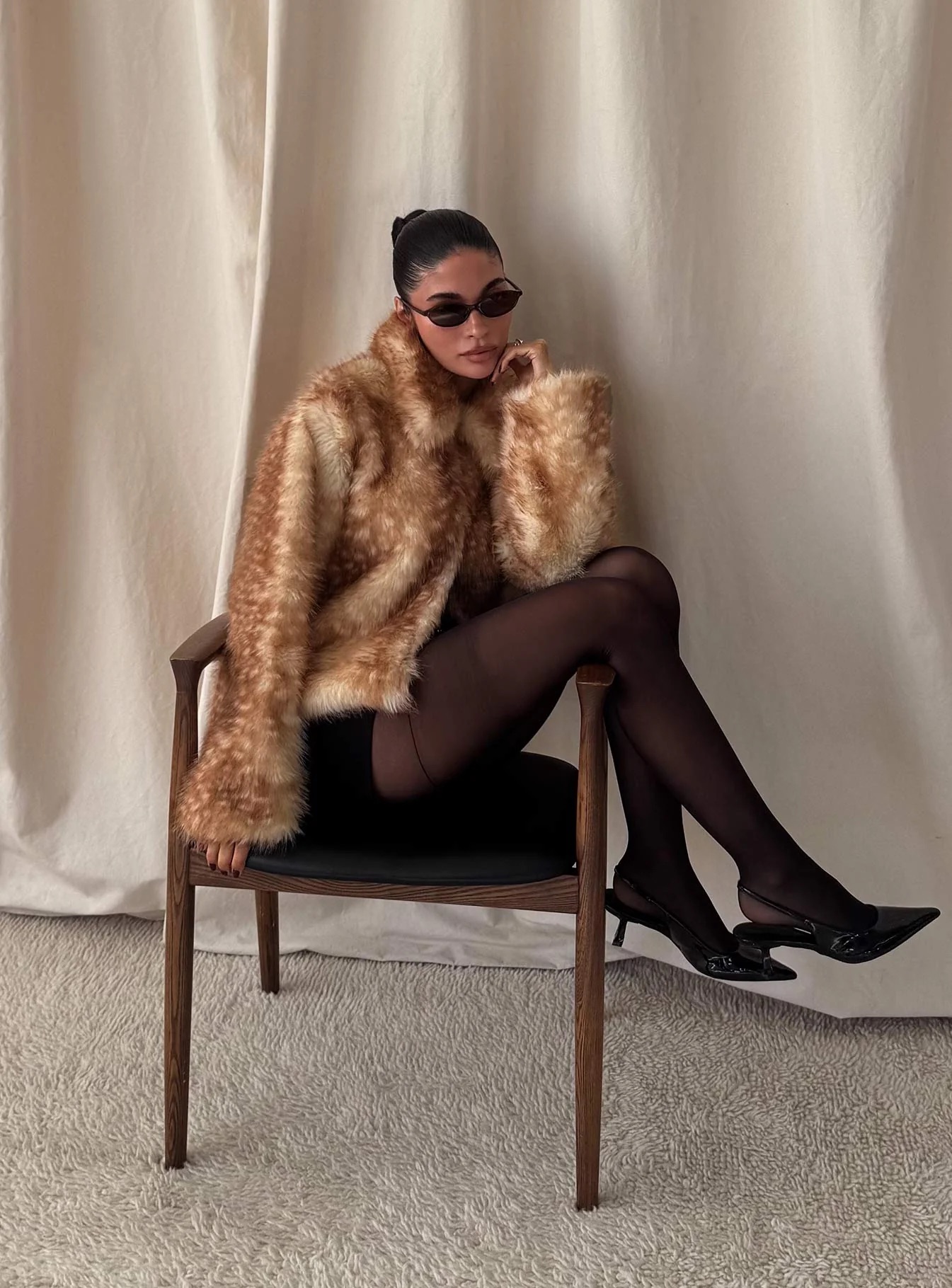 Accessories for Thanksgiving - Princess Polly Gravin Sheer Stockings Black