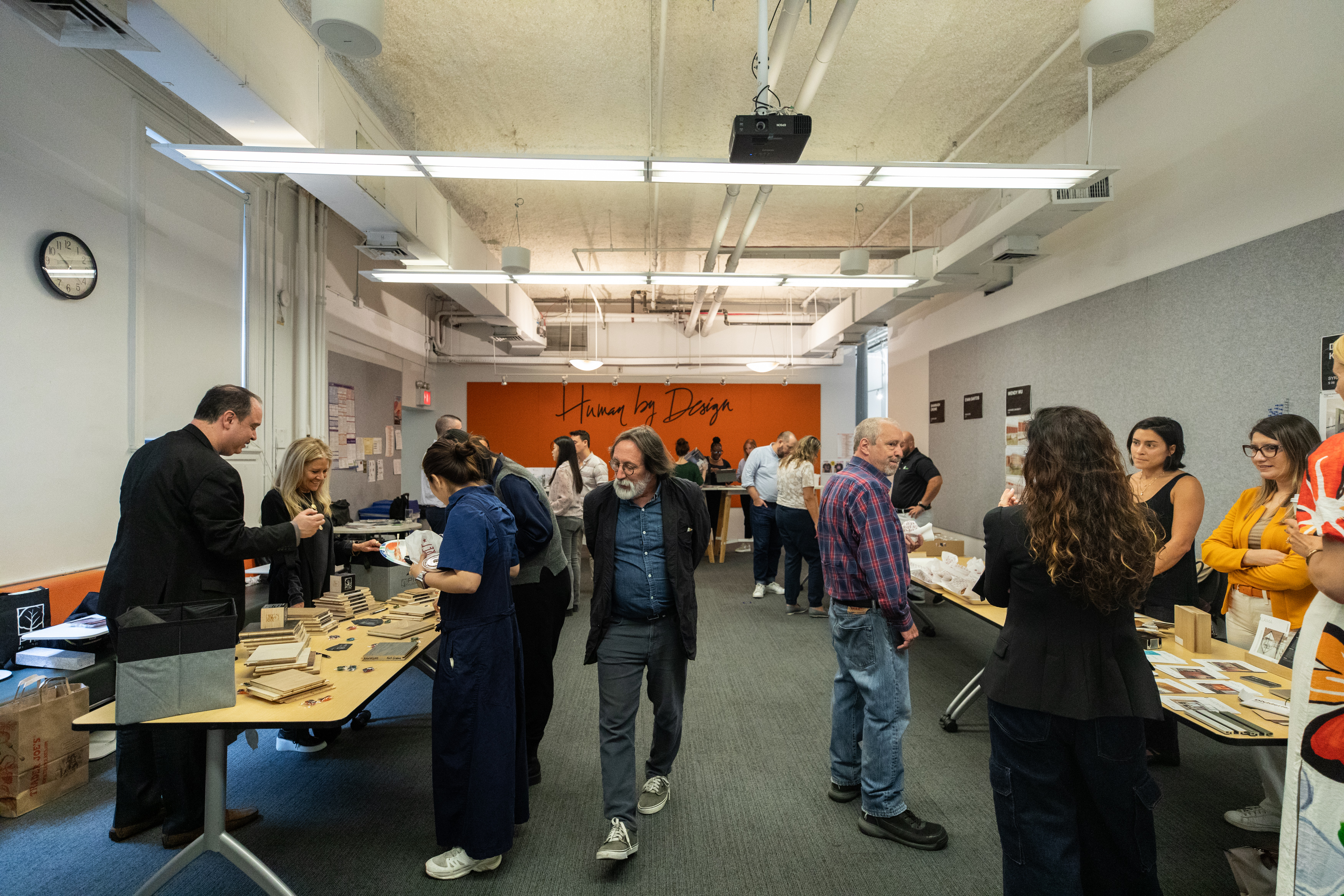 PID Floors showcasing products at Perkins Eastman architectural tradeshow