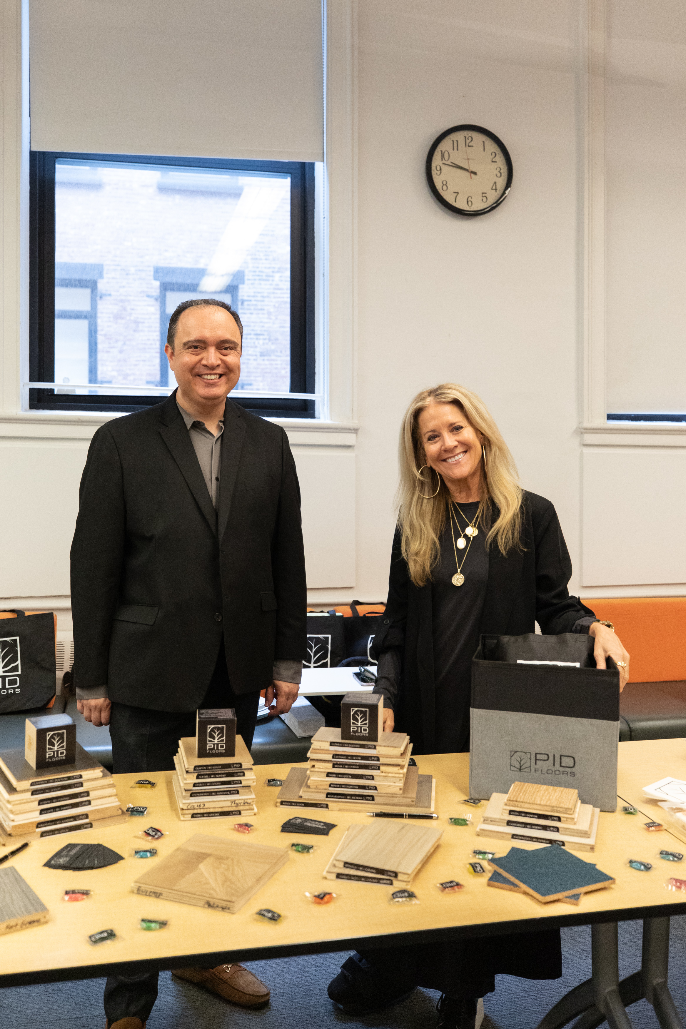 PID Floors exhibition booth at Perkins Eastman vendor tradeshow event