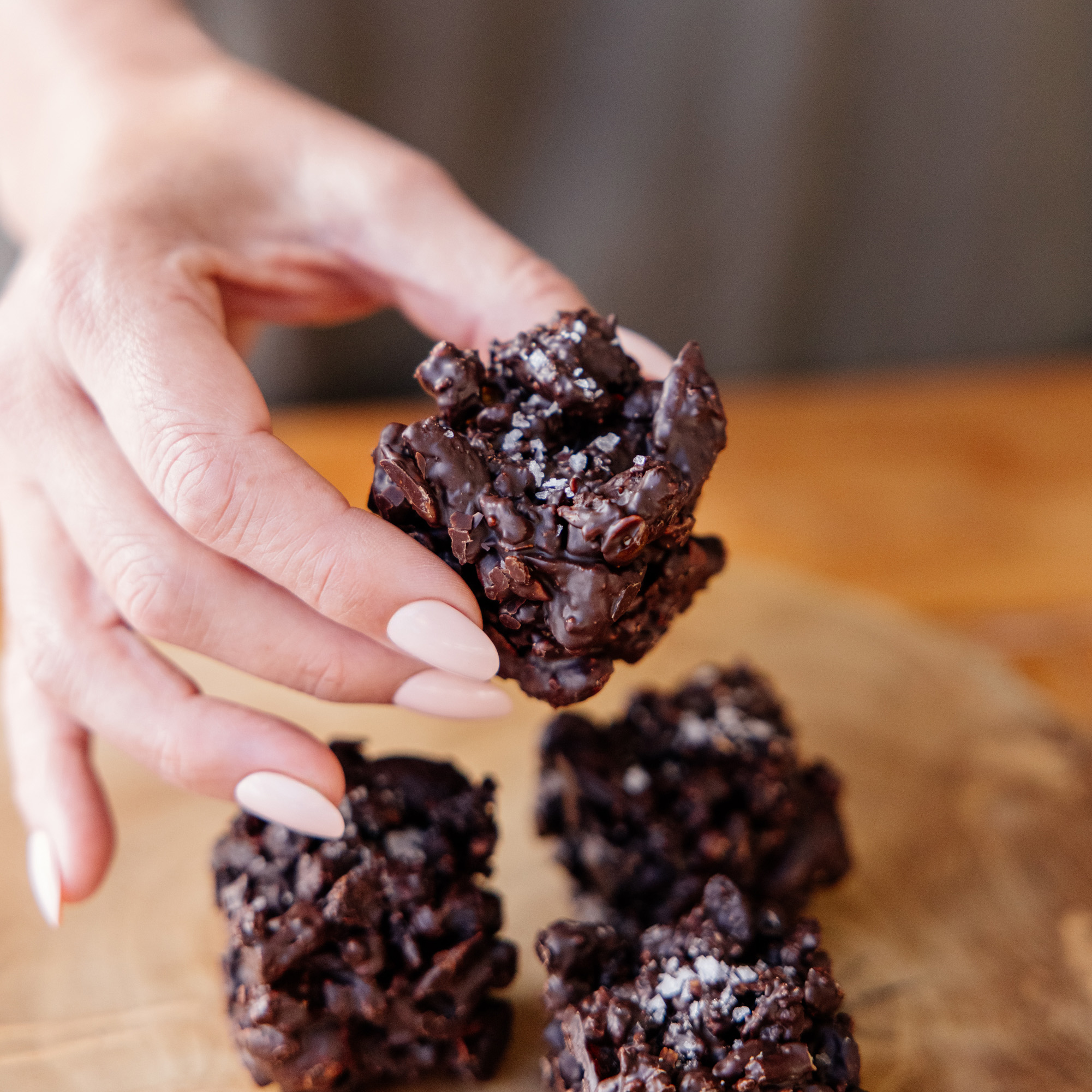 Choc Protein Granola Bites