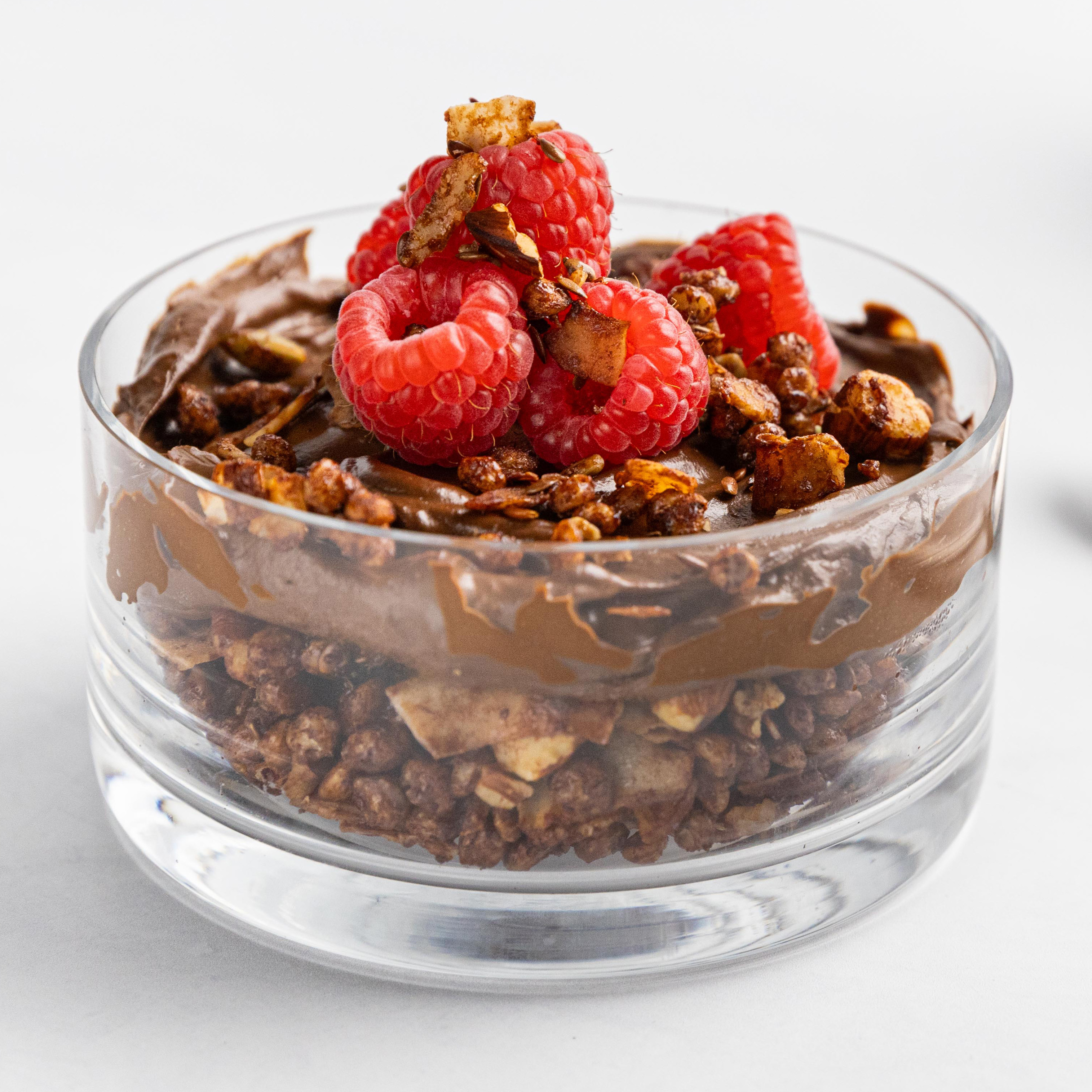 Healthy Chocolate Raspberry Cheesecakes
