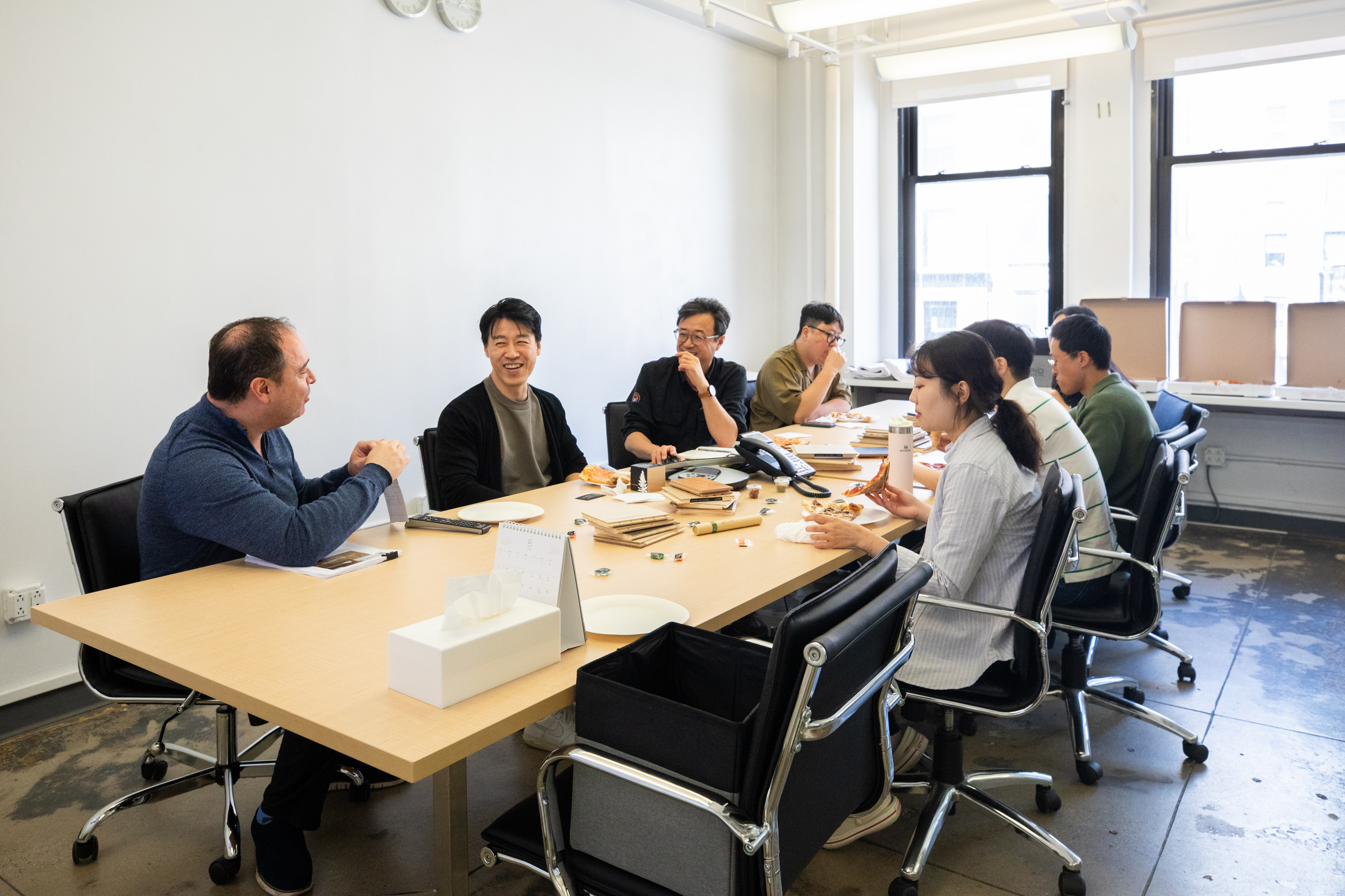 H ARCHITECTURE team participating in professional development presentation