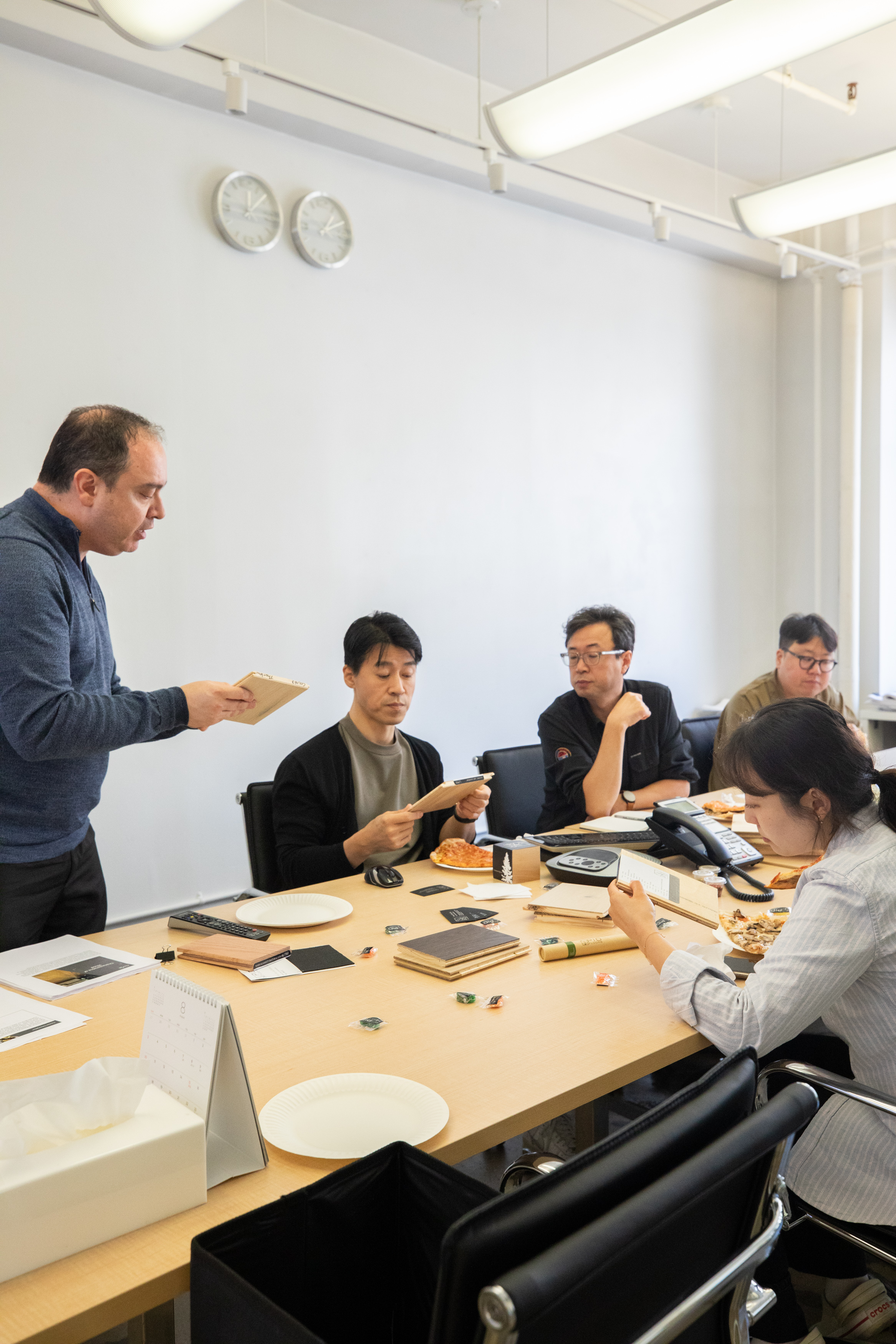 Architects from H ARCHITECTURE attending product knowledge event