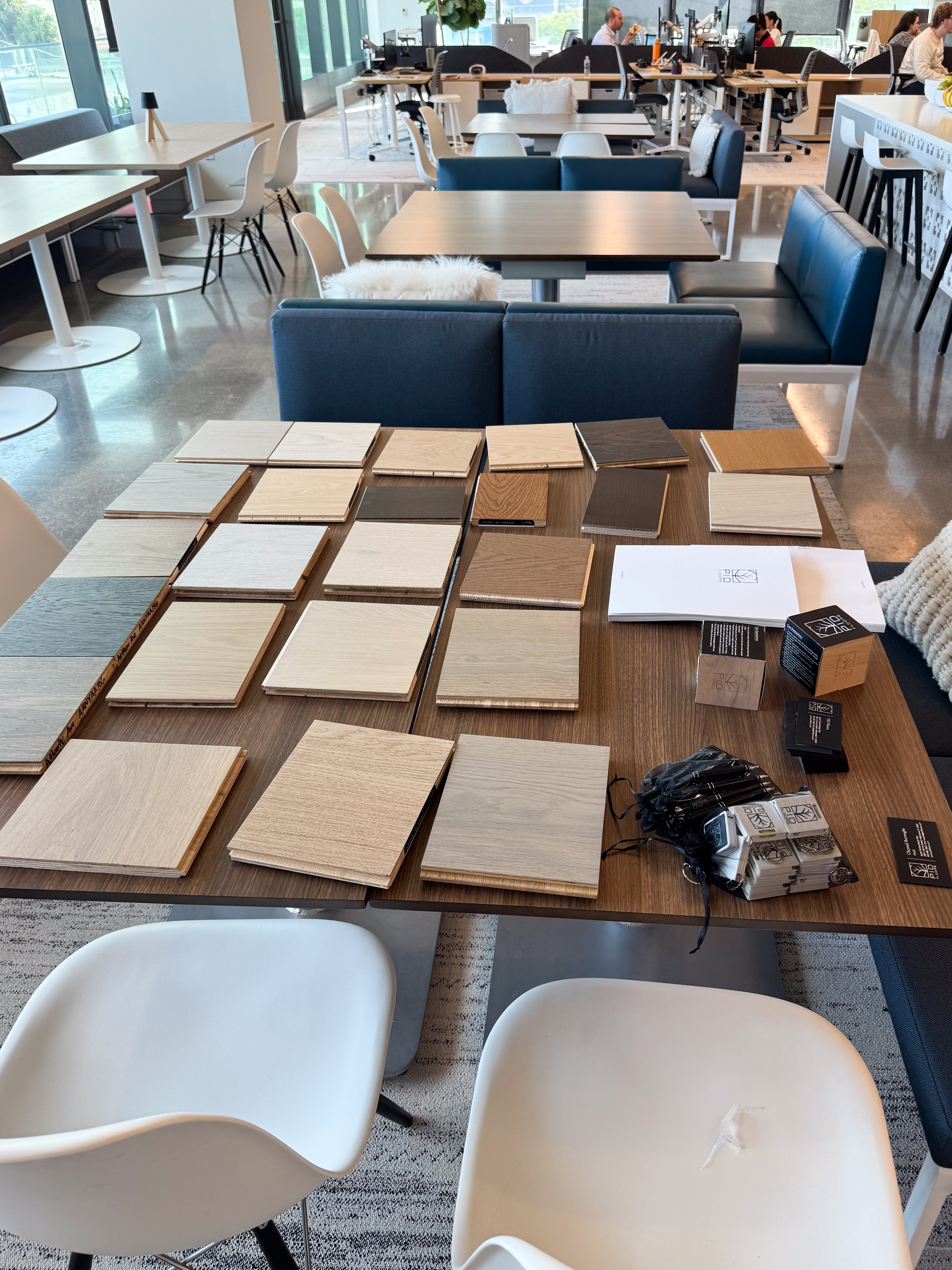 Morning welcome event featuring Gensler Miami and PID Floors collaboration