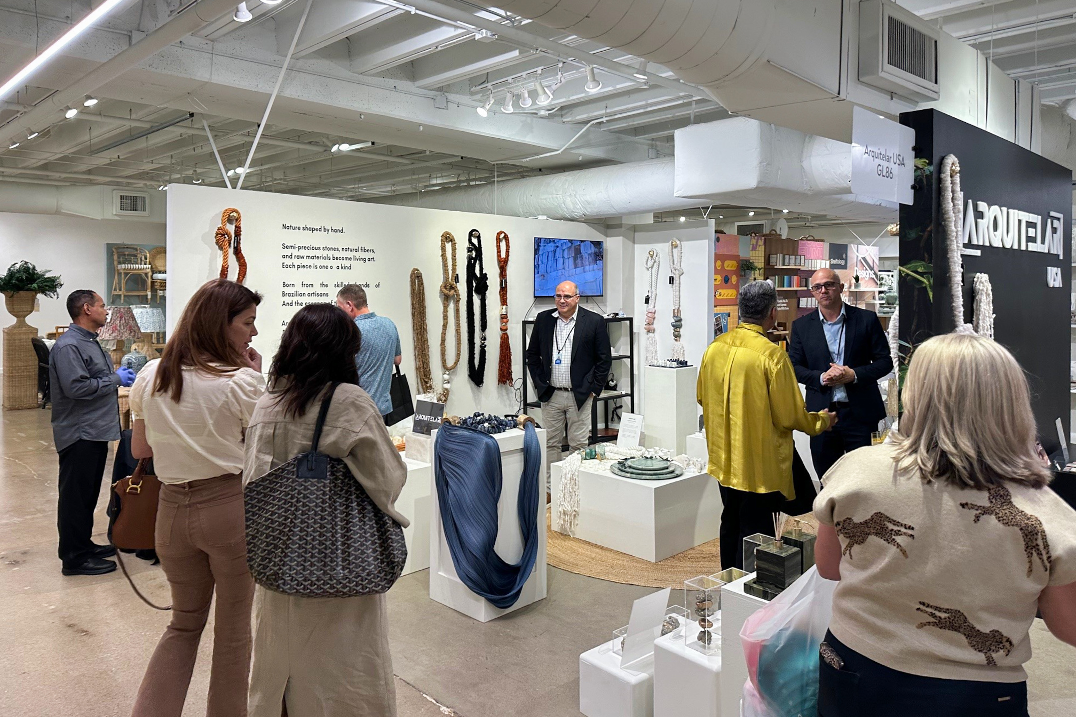 Design industry event Dallas Design Week with PID Floors exhibition booth