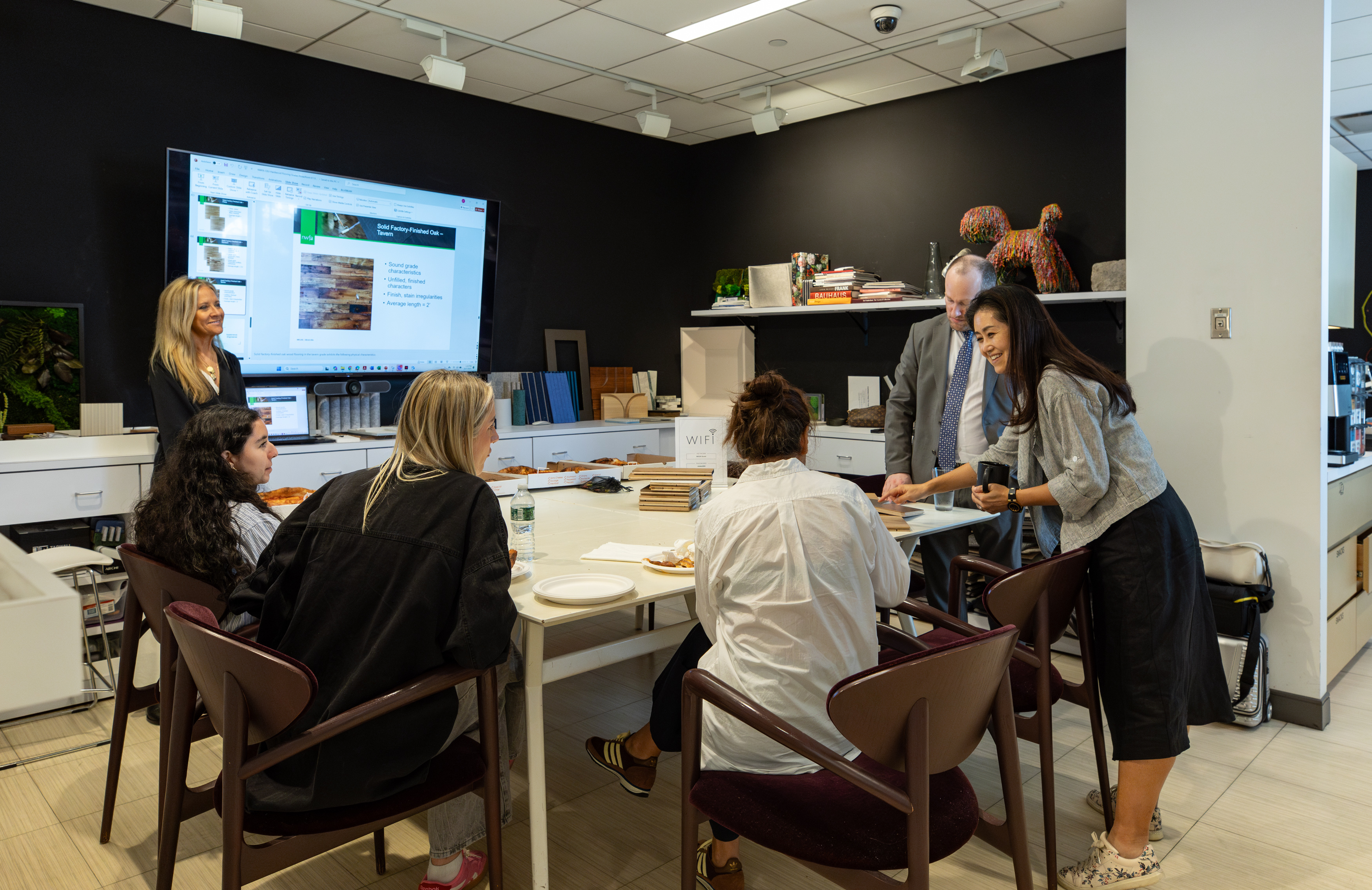 Interior designers attending PID Floors and MKDA Lunch and Learn event