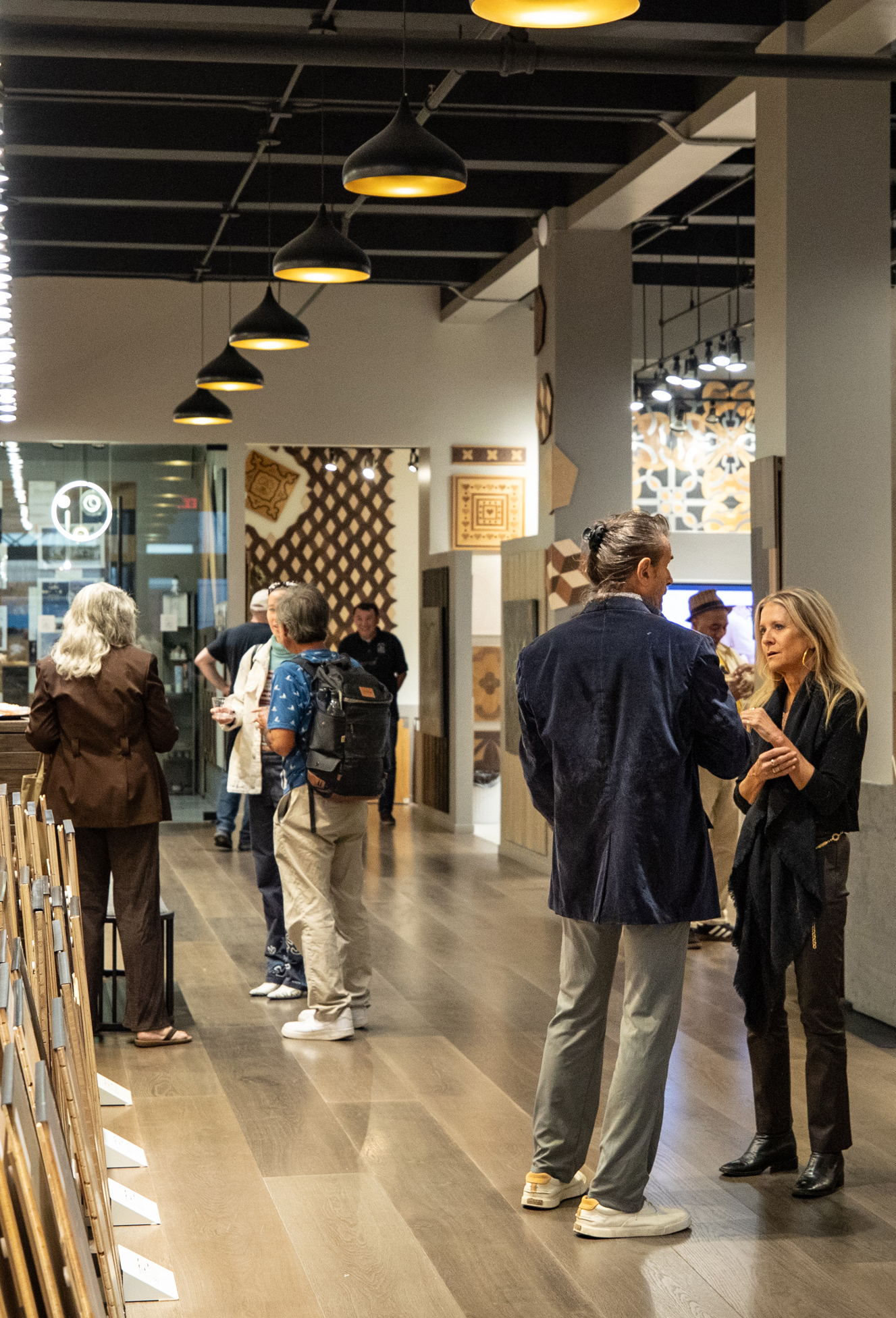 NYC designers exploring premium materials at Waterworks PID Floors collaboration event