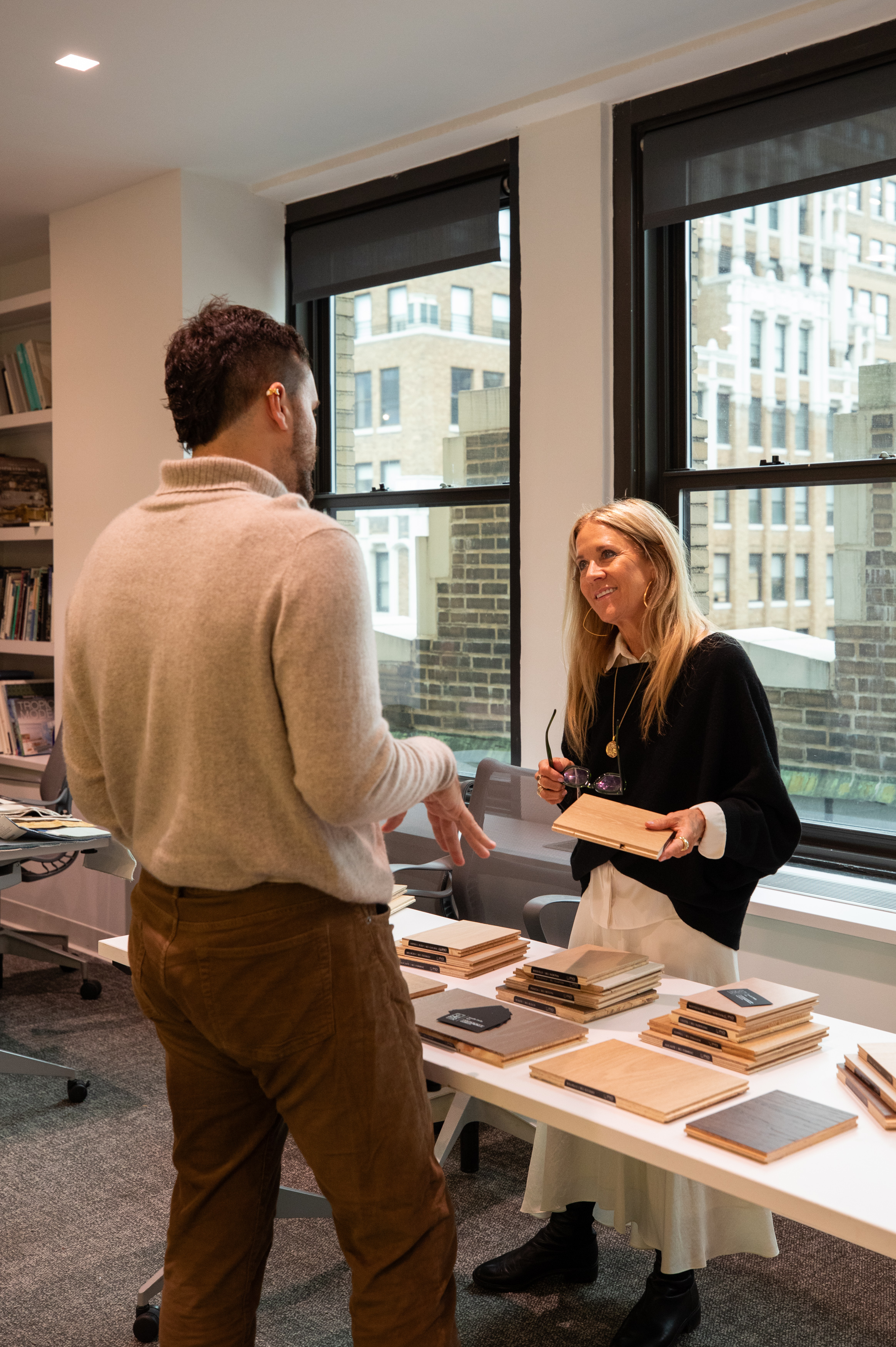 PID Floors team presenting luxury flooring collection at Pembrooke and Ives