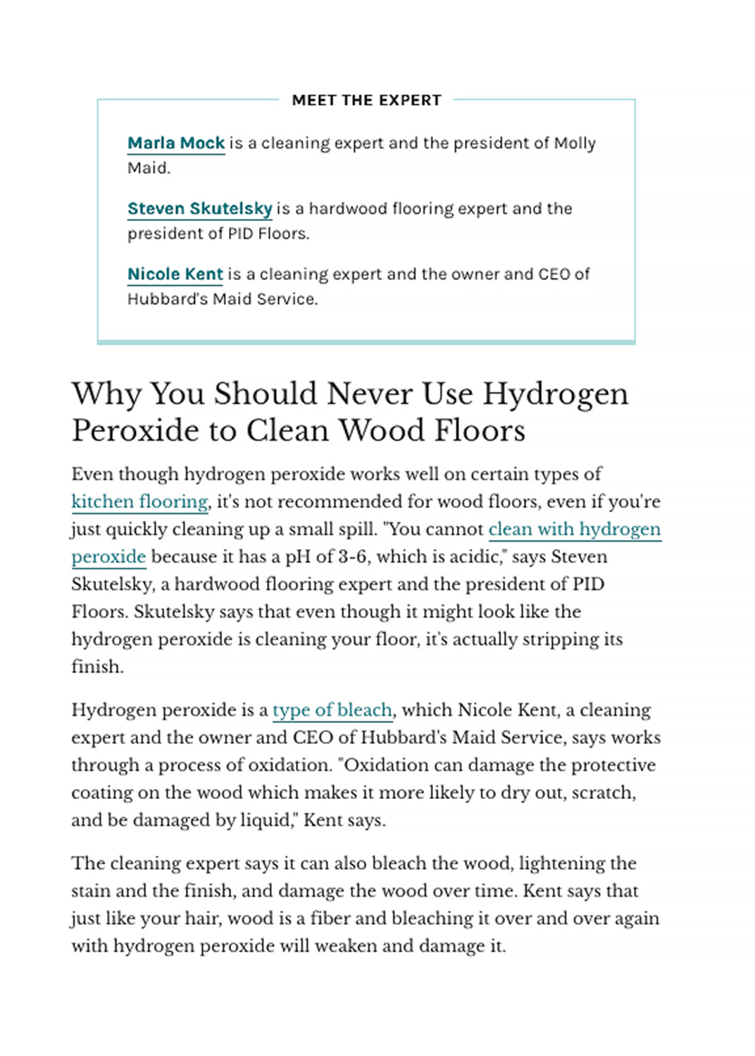 PID Floors NYC hardwood flooring experts providing professional advice in The Spruce magazine feature