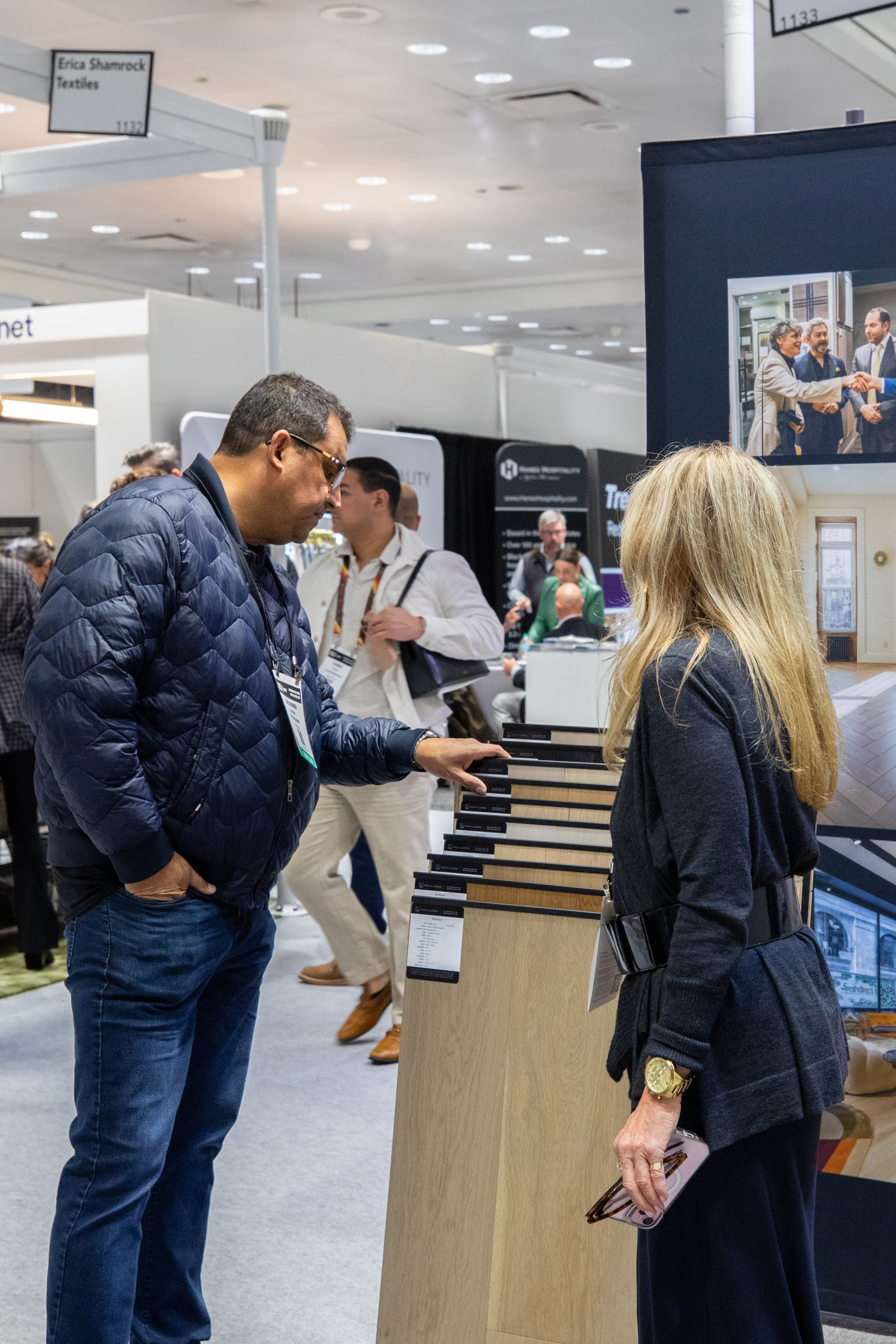 Luxury bathroom or spa flooring application by PID Floors showcased at Boutique Design New York 2025 hospitality design trade show