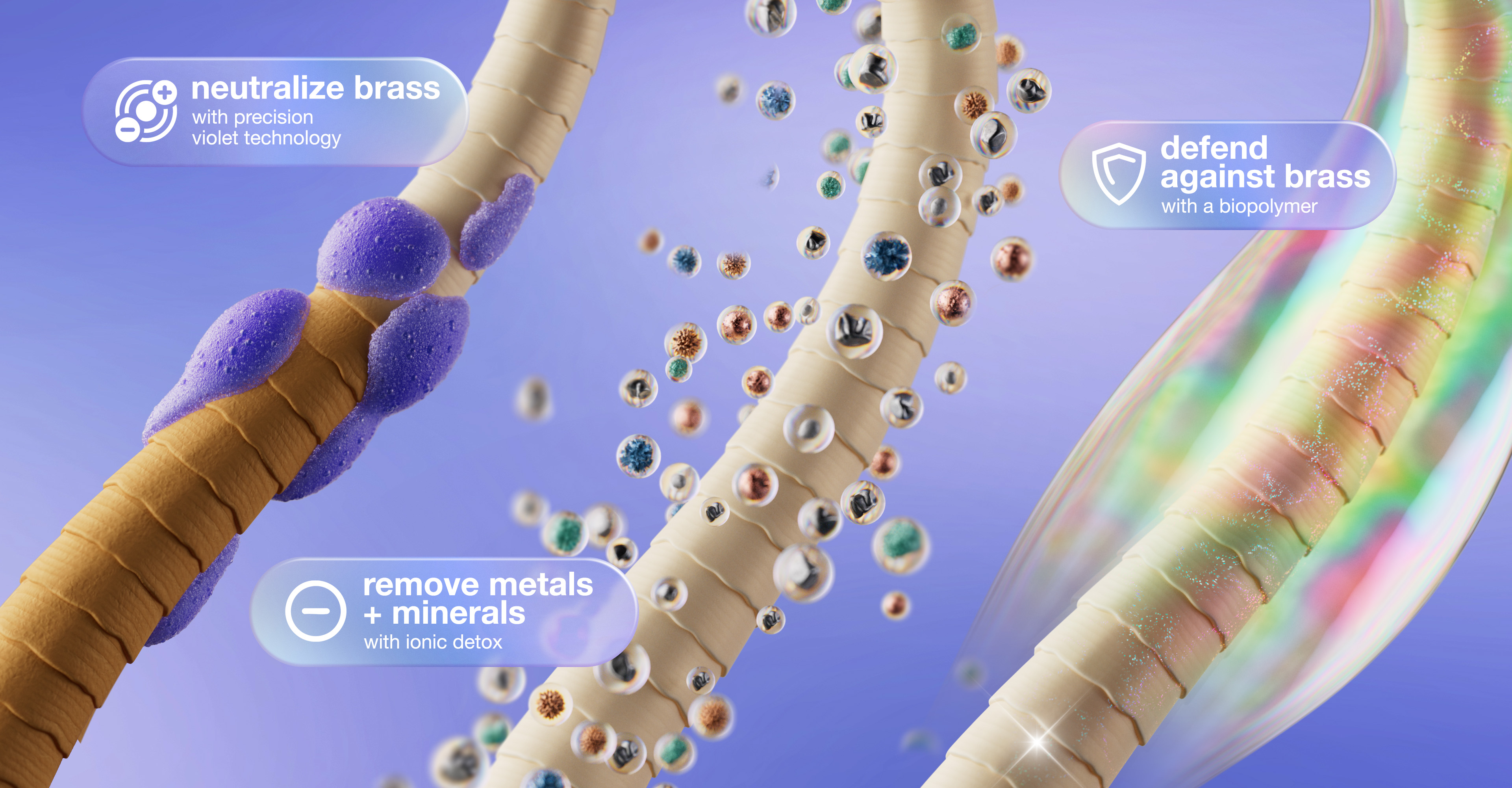 Meet TripleBright Oxidation Defense Purple Shampoo