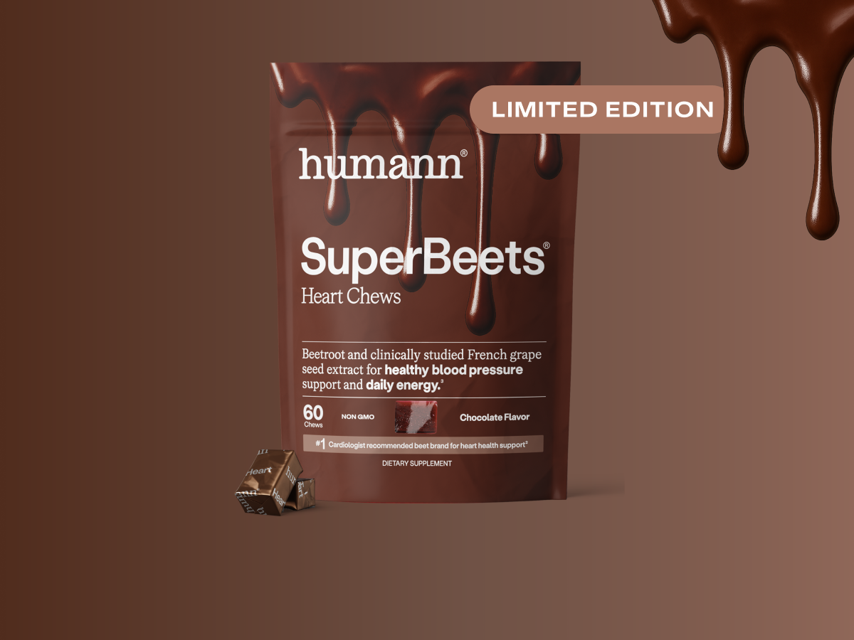 SuperBeets® Heart Chews Chocolate: Limited Edition Flavor for Heart Health Month