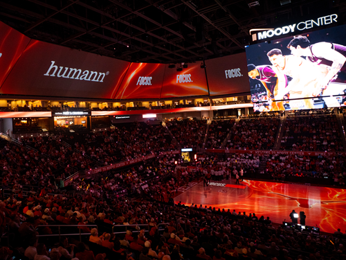 Humann and Texas Athletics Bring Heart Health Month to Life at Moody Center