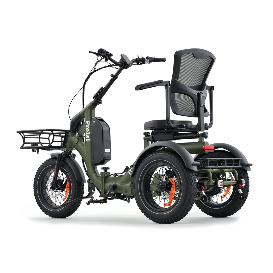 Jorvik Freedom Mobility Tricycle riding view