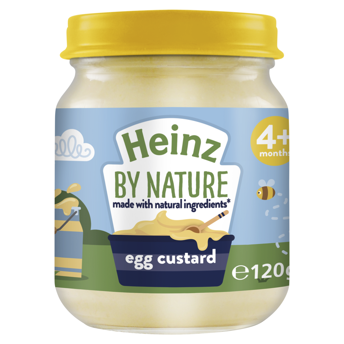 Photograph of 1x 6-pack Heinz Egg Custard 120g product