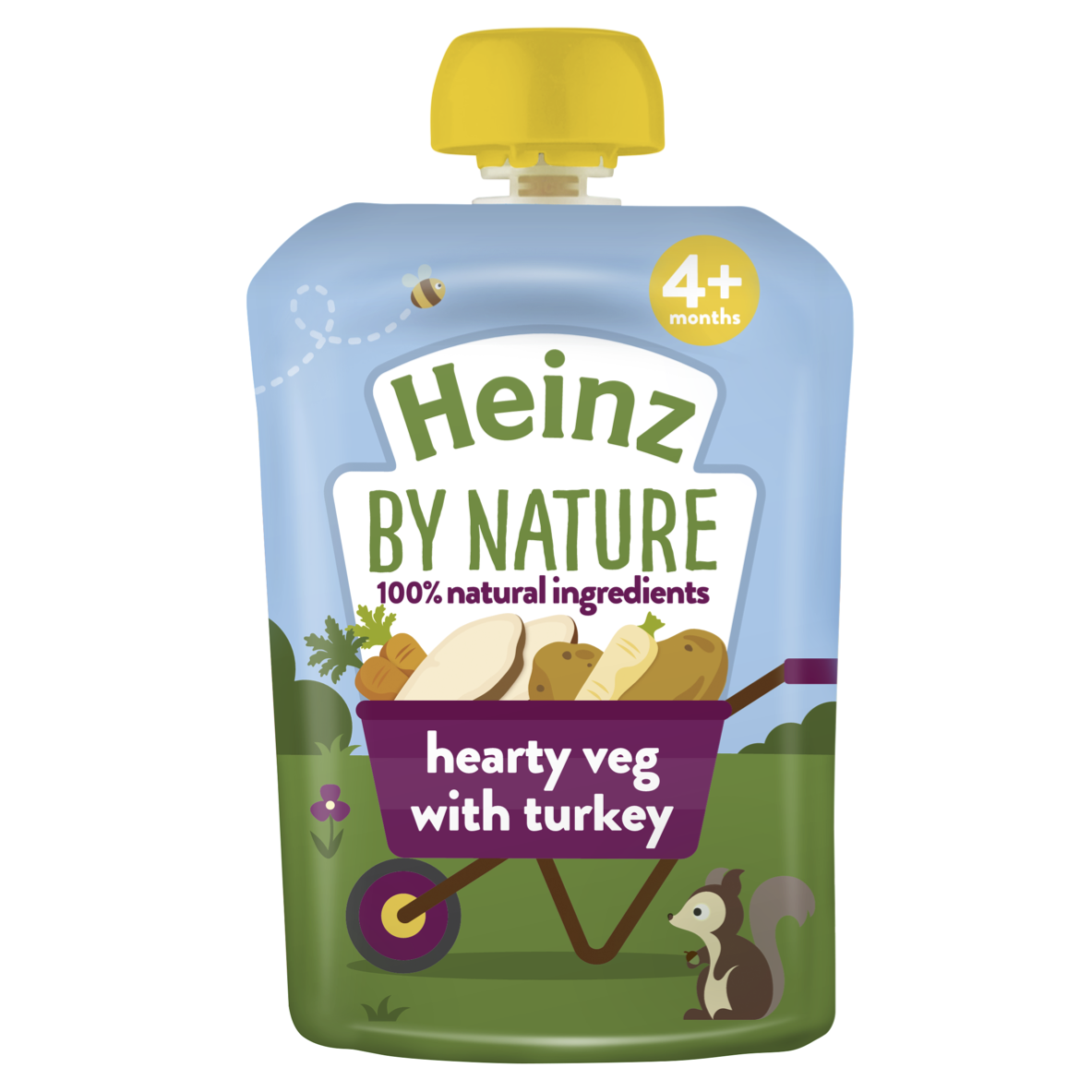 Photograph of 6x Heinz Vegetable with Turkey Pouch 100g product