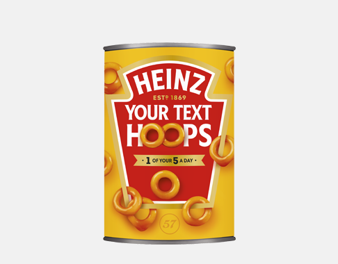 Photograph of Personalised Heinz Hoops product