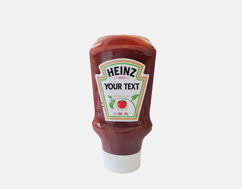 Photograph of Personalised Tomato Ketchup product