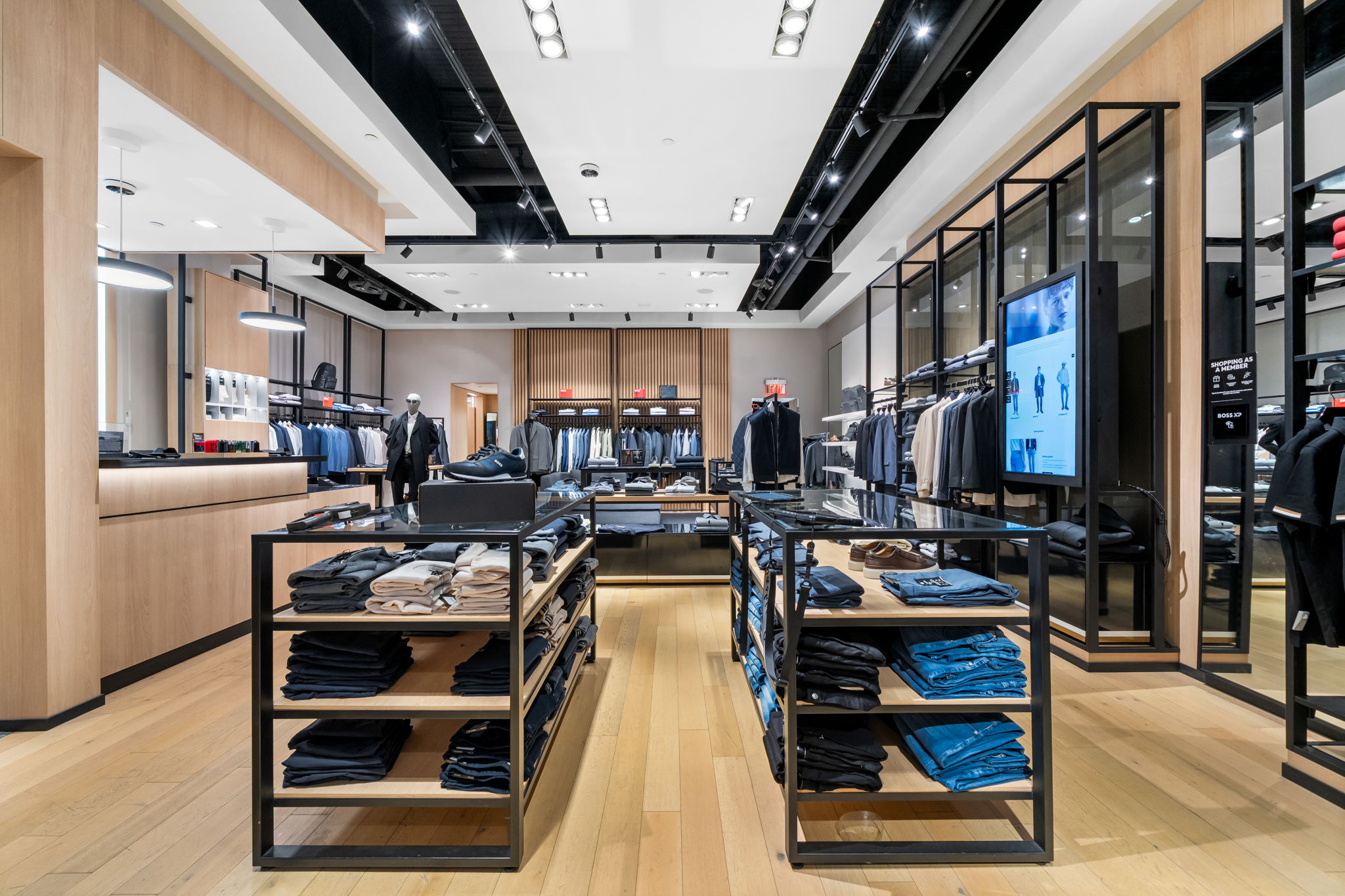 PID Floors artisan installation Hugo Boss Miami luxury retail flooring European oak craftsmanship excellence
