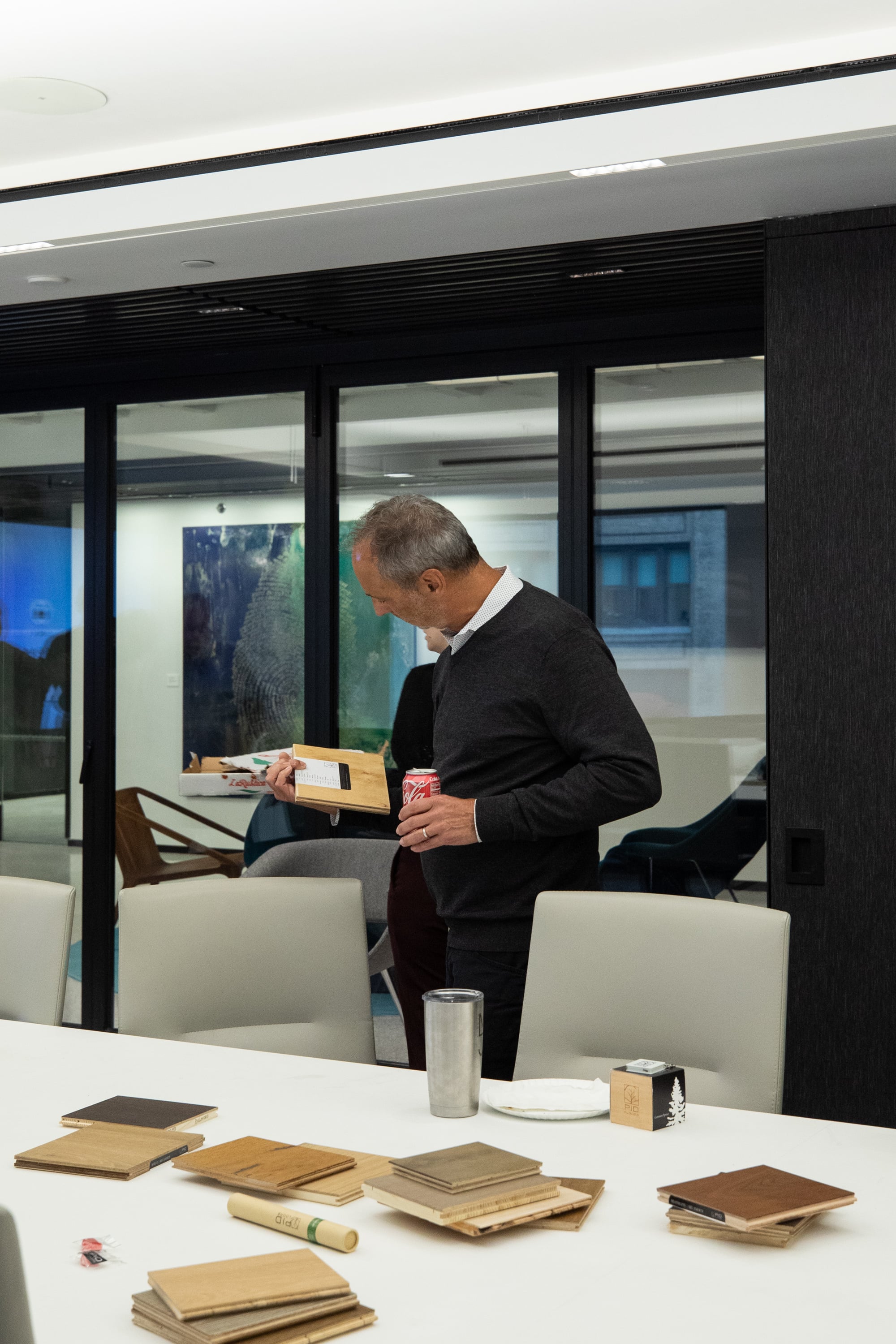 PID Floors showcasing custom flooring solutions at Switzer Group design seminar
