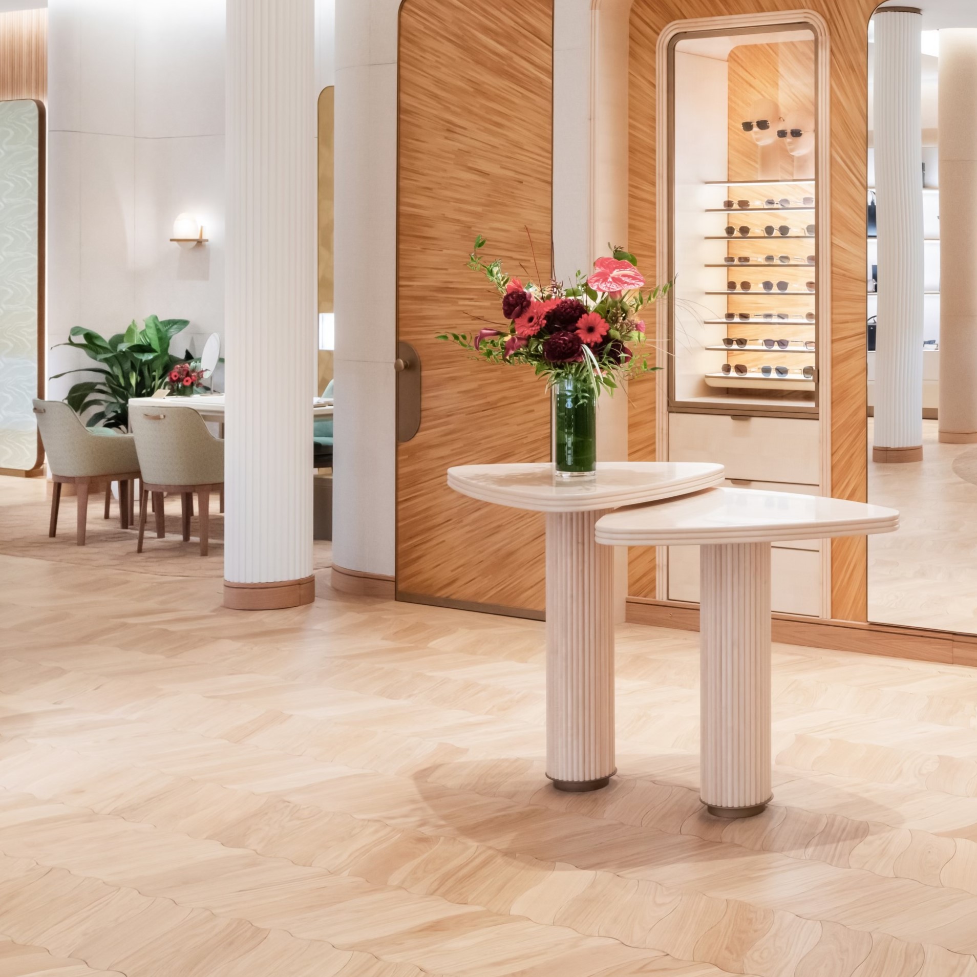 PID Floors artisan installation Cartier Troy luxury retail flooring European oak craftsmanship excellence