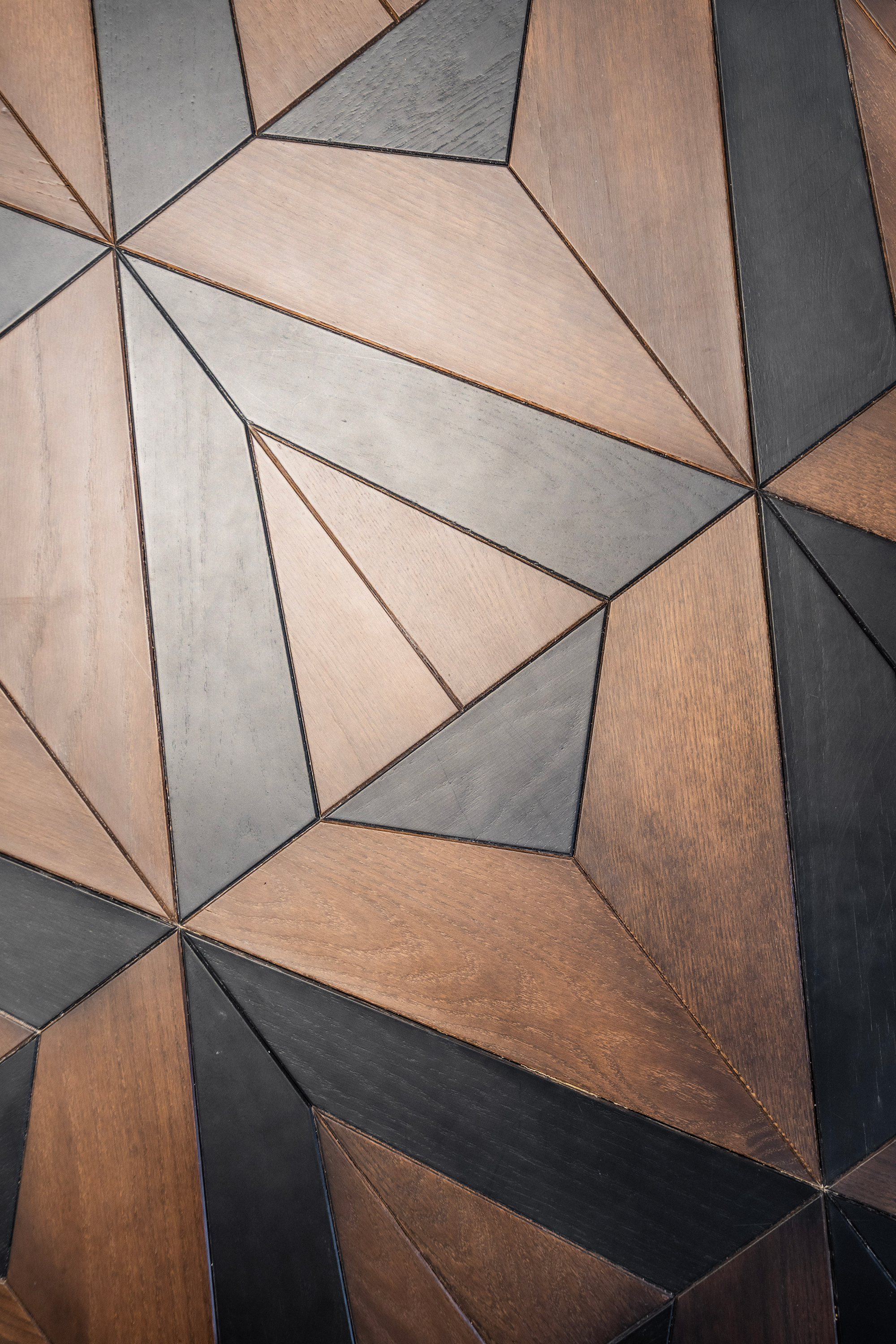 Close-up PID Floors multi-family luxury hardwood flooring installation at 1057 Atlantic Avenue Brooklyn