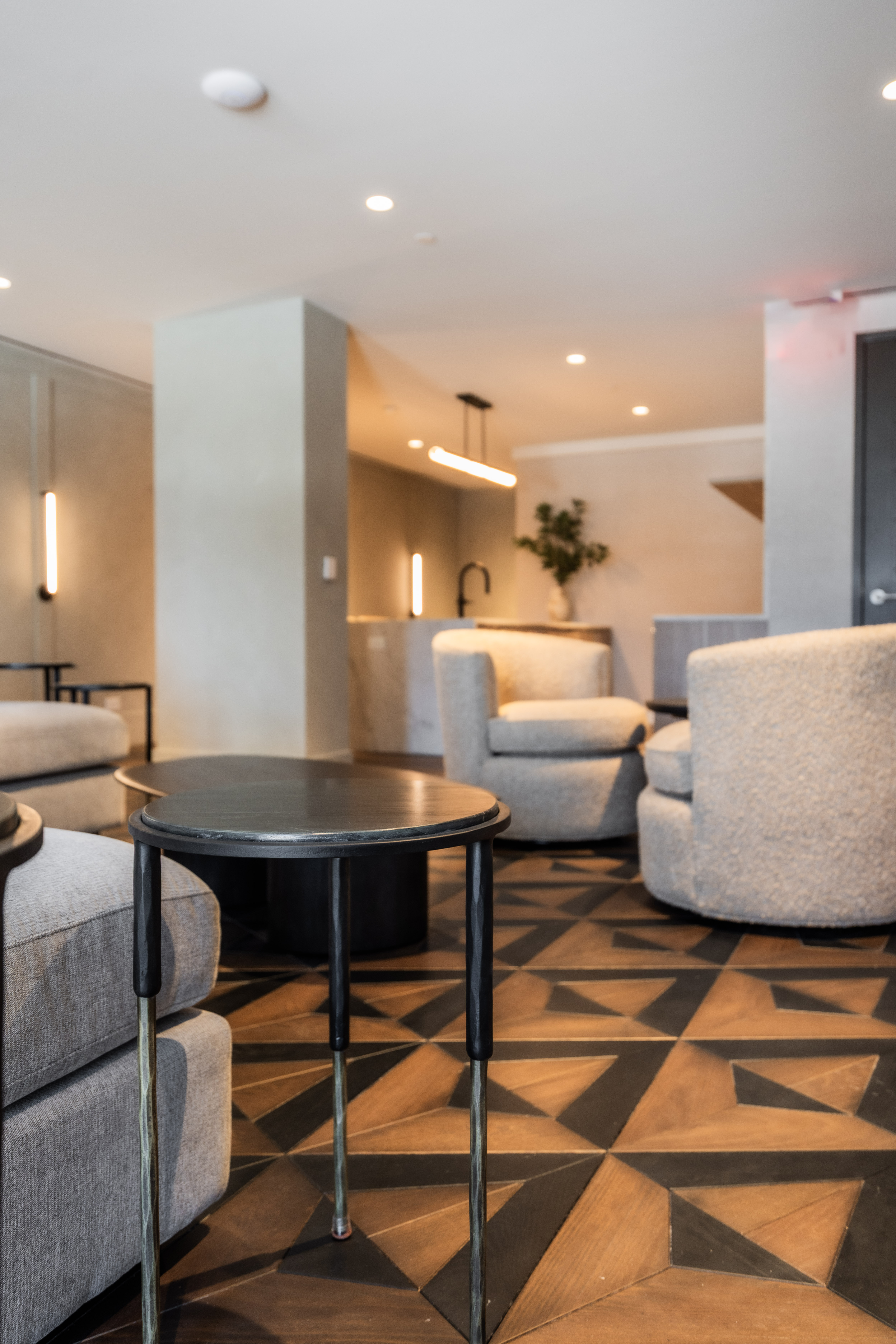 PID Floors floor grain detail at 1057 Atlantic Avenue Brooklyn project