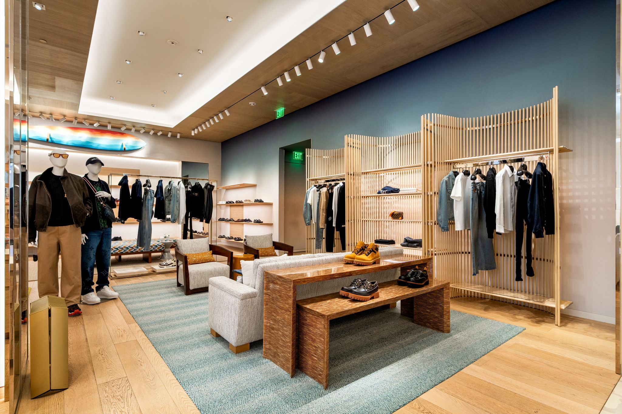 PID Floors a premium flooring solution the interior design Louis Vuitton flagship store Coral Gables a luxury retail destination