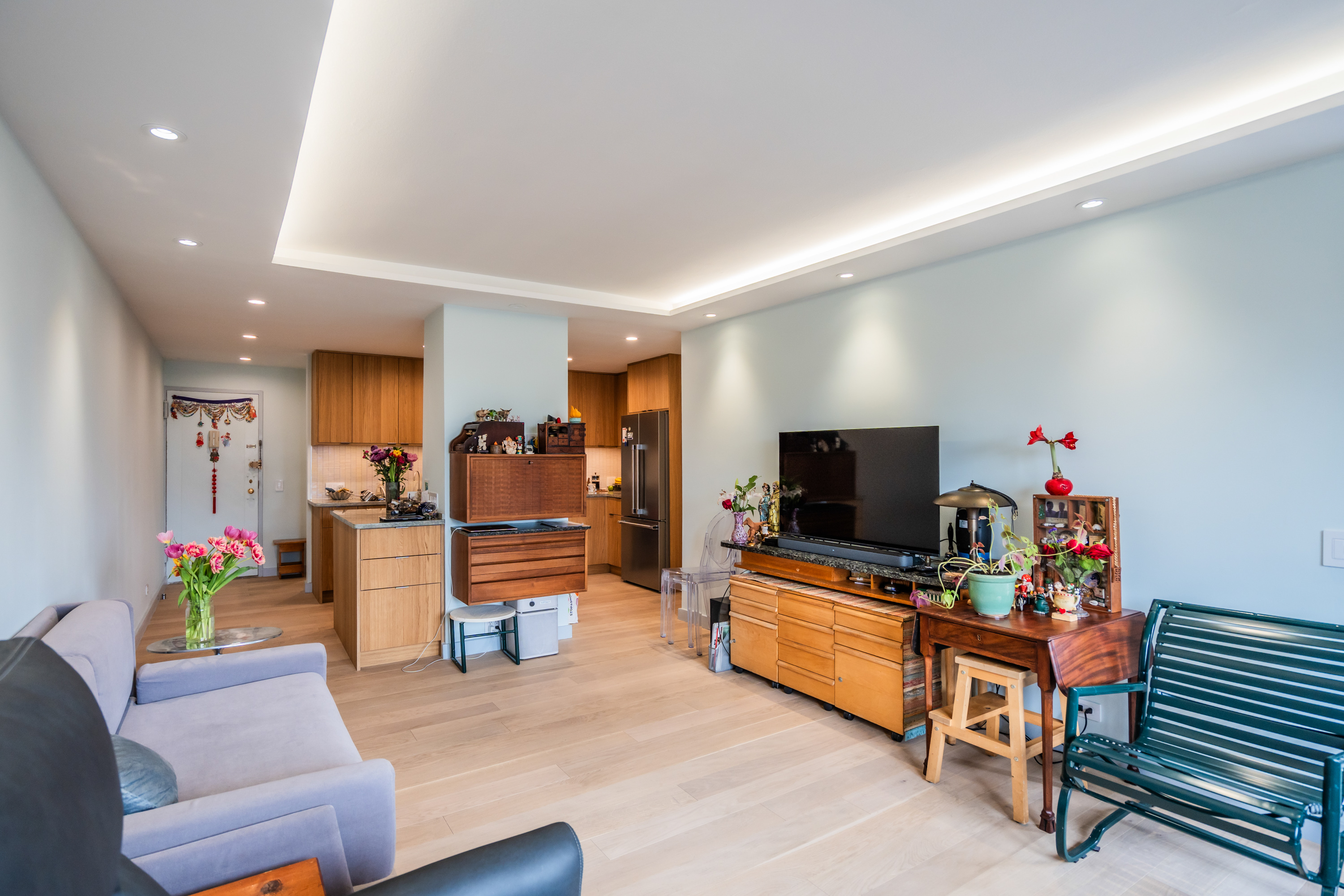 210 East Broadway interior with PID Floors premium hardwood flooring