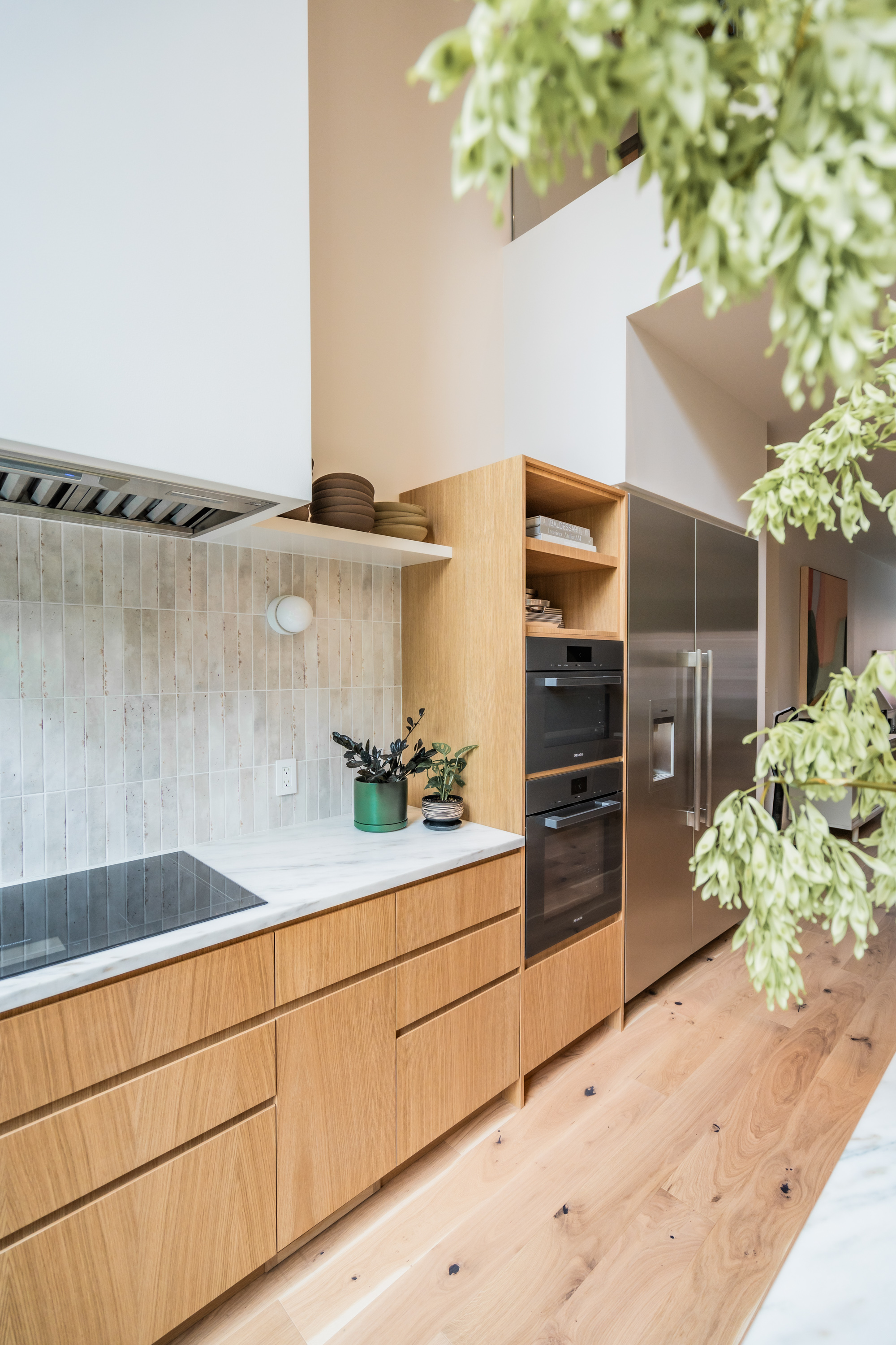 Java Haus interior featuring custom PID Floors hardwood flooring design