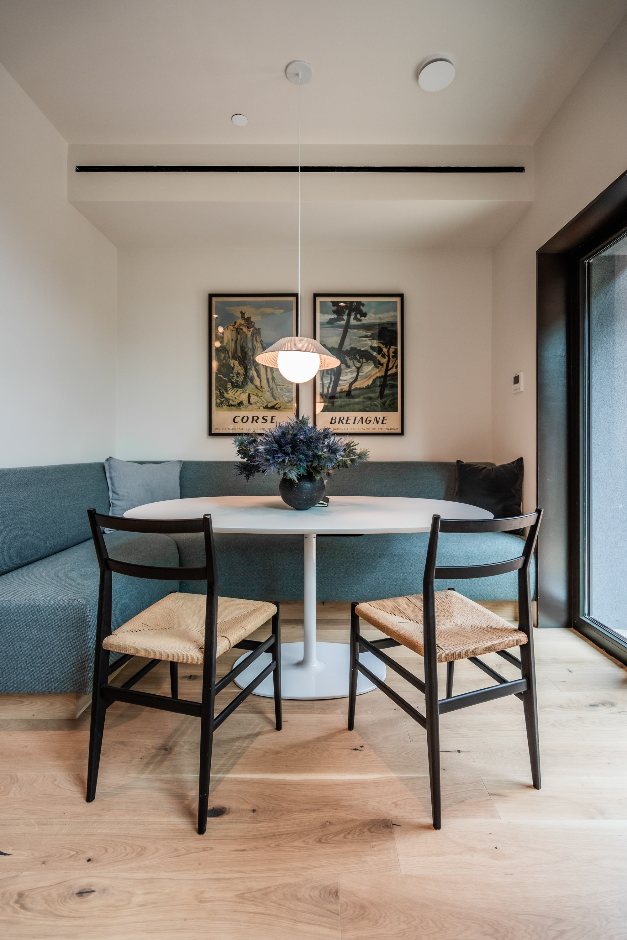 PID Floors wood flooring seamlessly integrated into Java Haus interior architecture