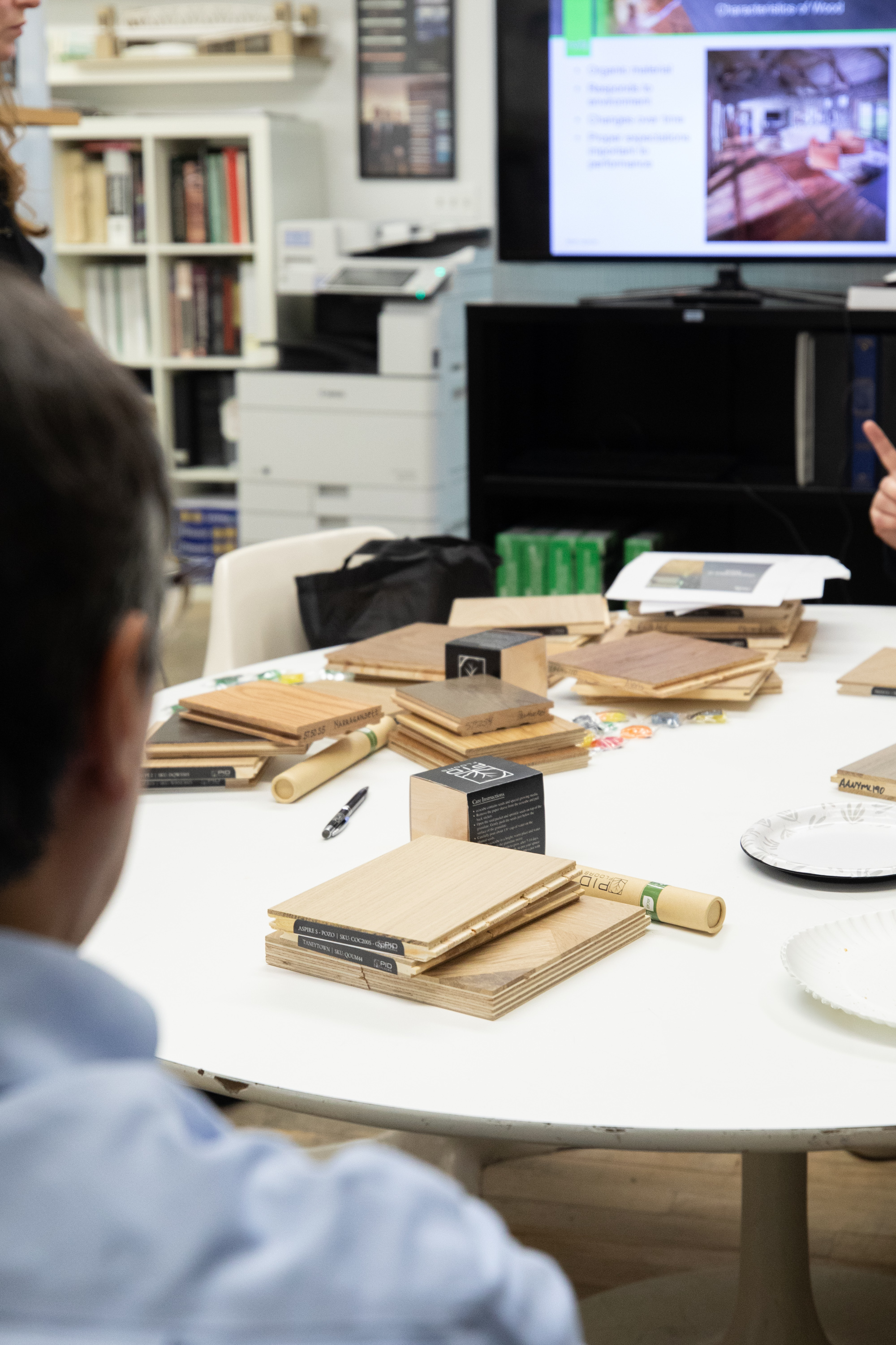 Ricardo Zurita Architecture professionals consulting PID Floors specialists about commercial hardwood flooring solutions