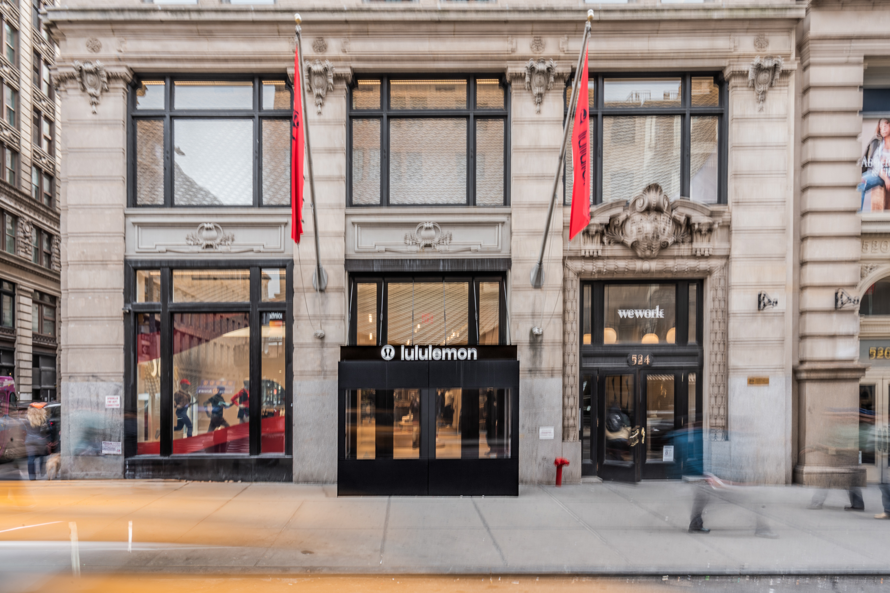 PID Floors luxury commercial flooring enhancing lululemon SoHo brand experience and atmosphere