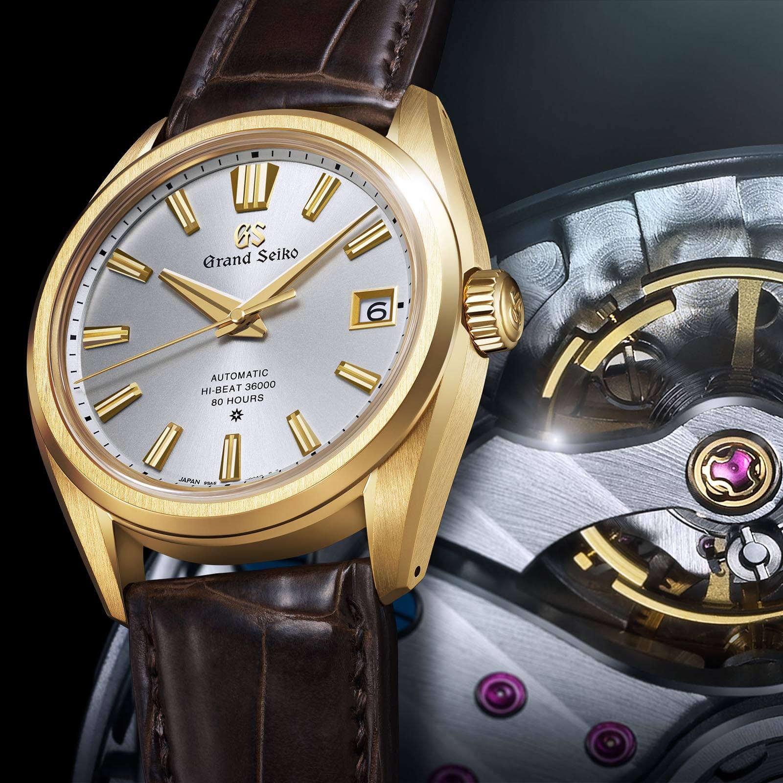 Grand Seiko Hi-Beat 36000 80 Hours SLGH002 Gold Watch – Grand Seiko  Official Boutique