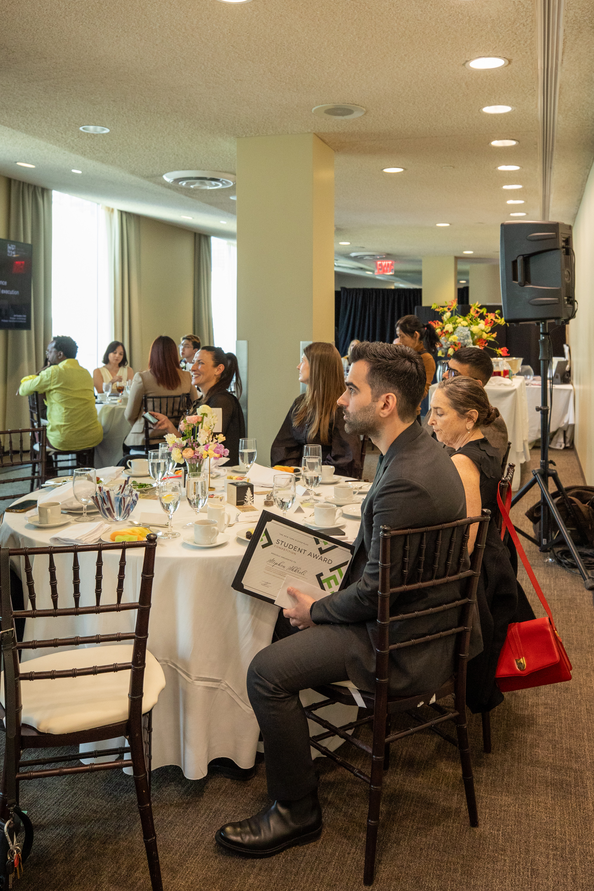 Networking reception at United Nations design event