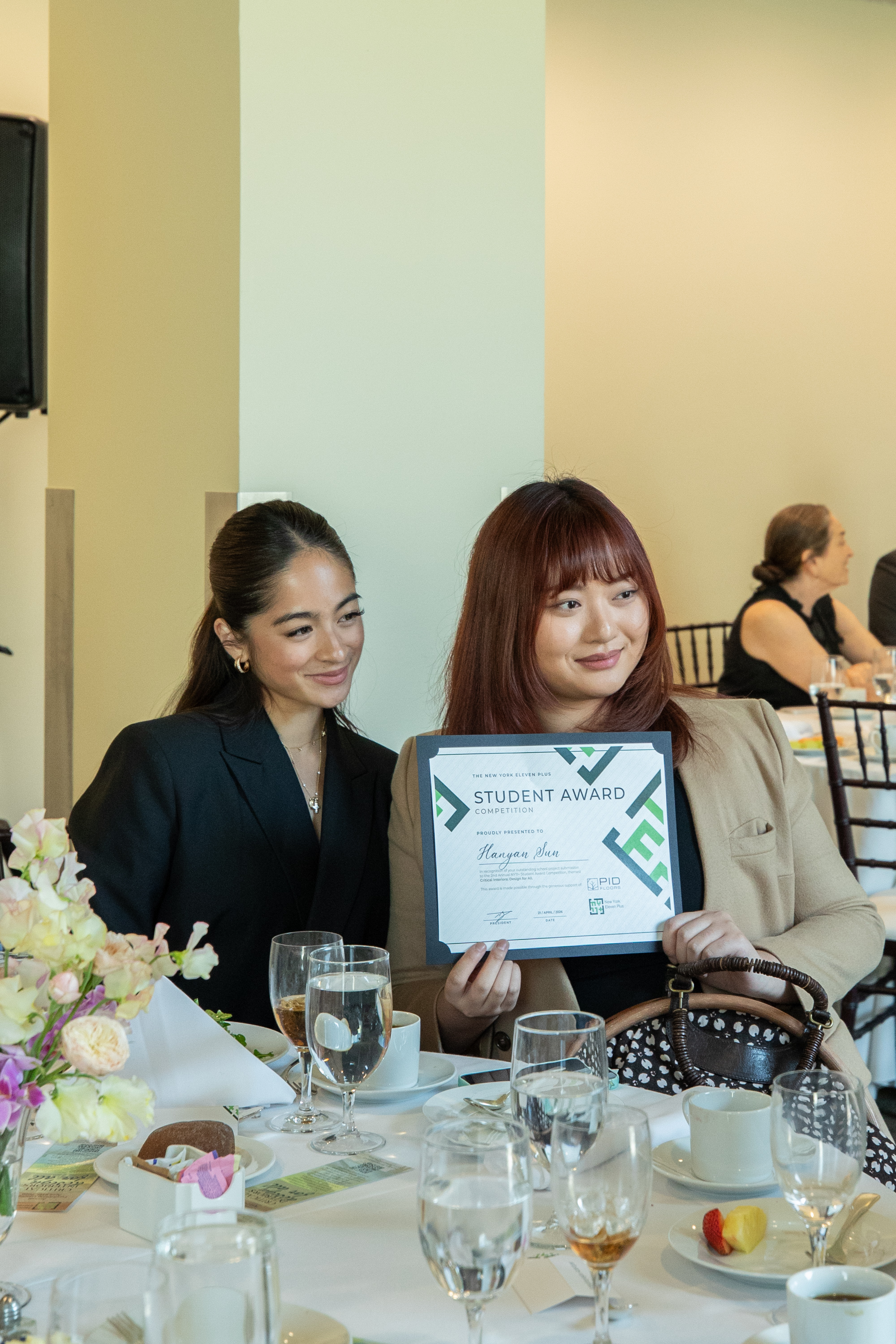 Guests attending NY11+ architectural fundraising luncheon